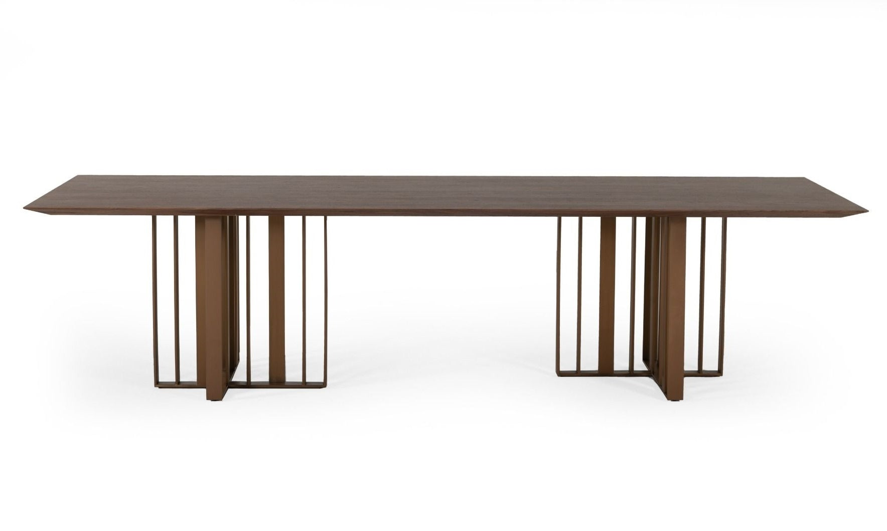 Modrest Livia Modern Stainless Steel Dining Table