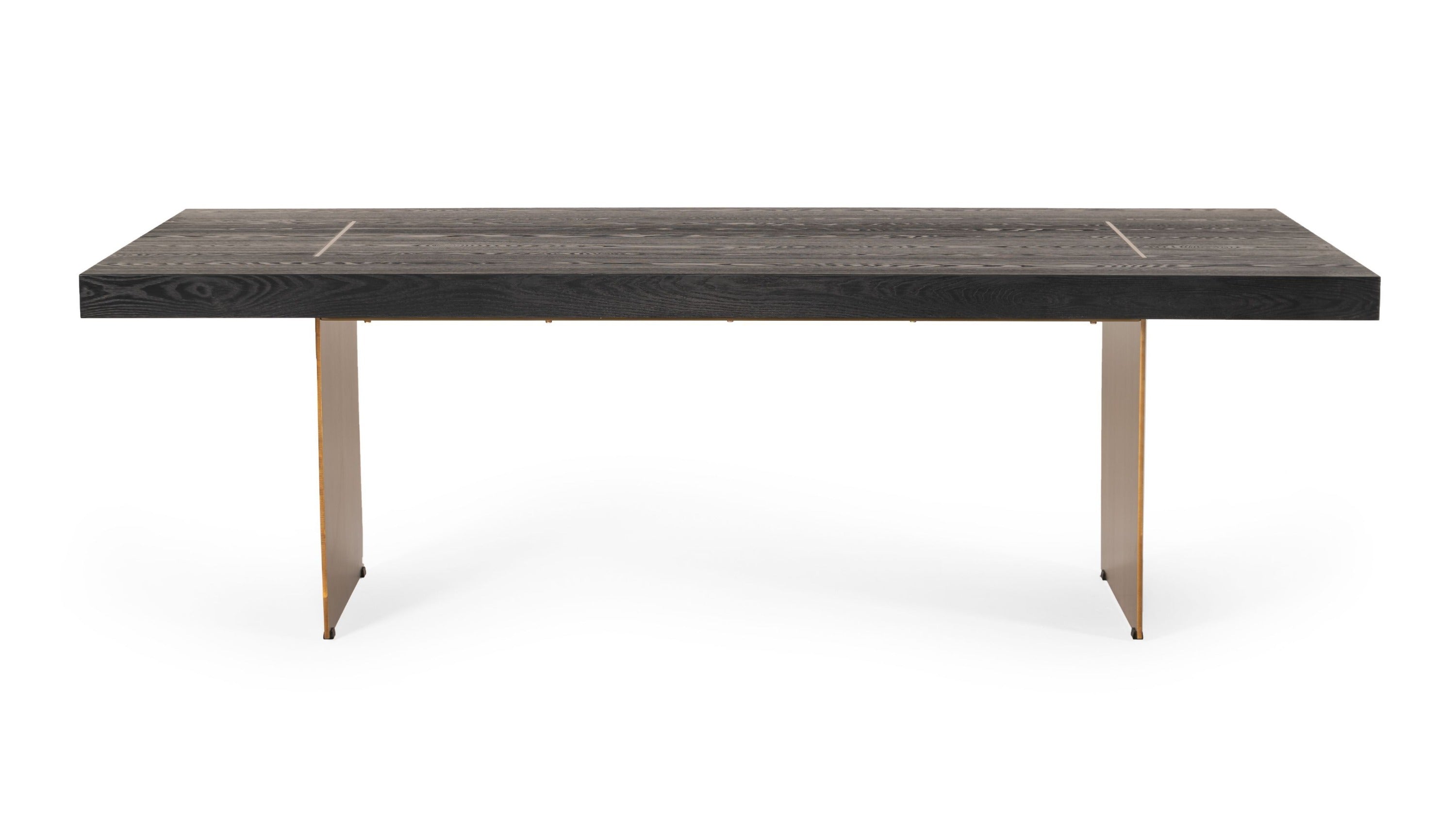 Modrest Perret Large Glam Ash Brushed Dining Table