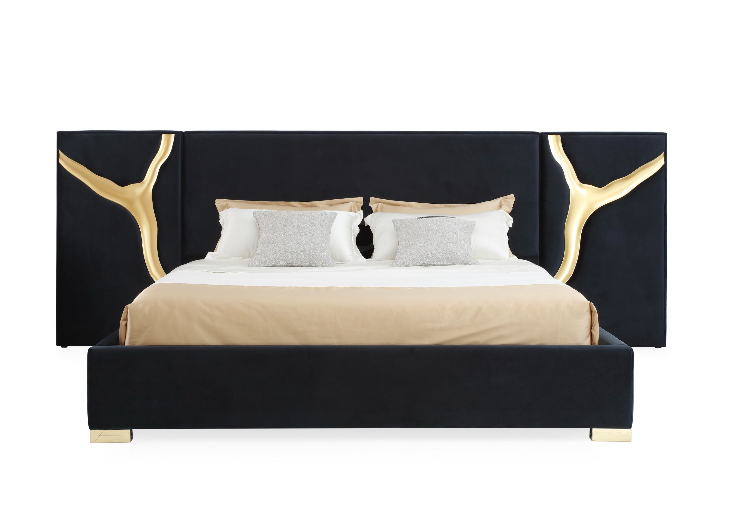 Aspen Glam Velvet Bed