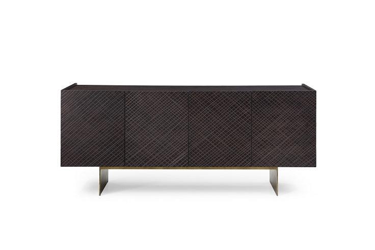 Gerald- Modern Ash and Antique Cooper Buffet