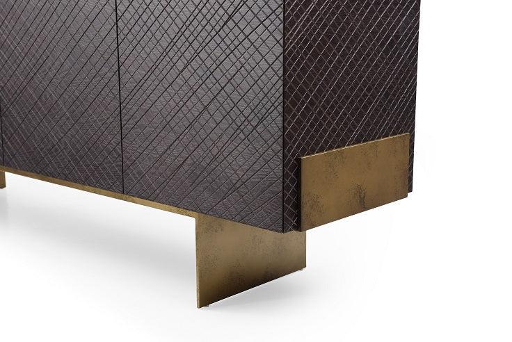 Gerald- Modern Ash and Antique Cooper Buffet