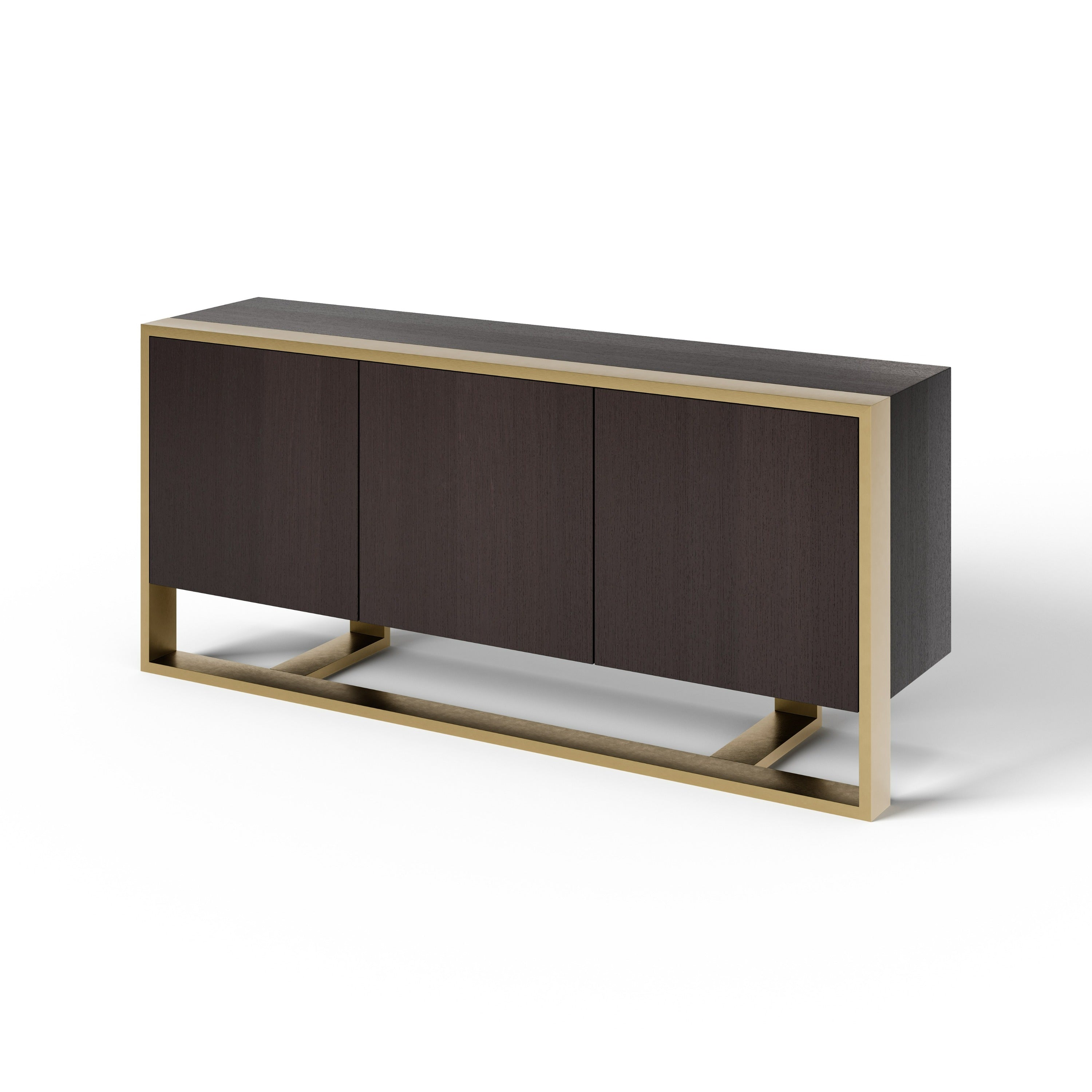 Modrest - Modern Fauna Wenge and Brass Buffet-Buffet-VIG-Wall2Wall Furnishings