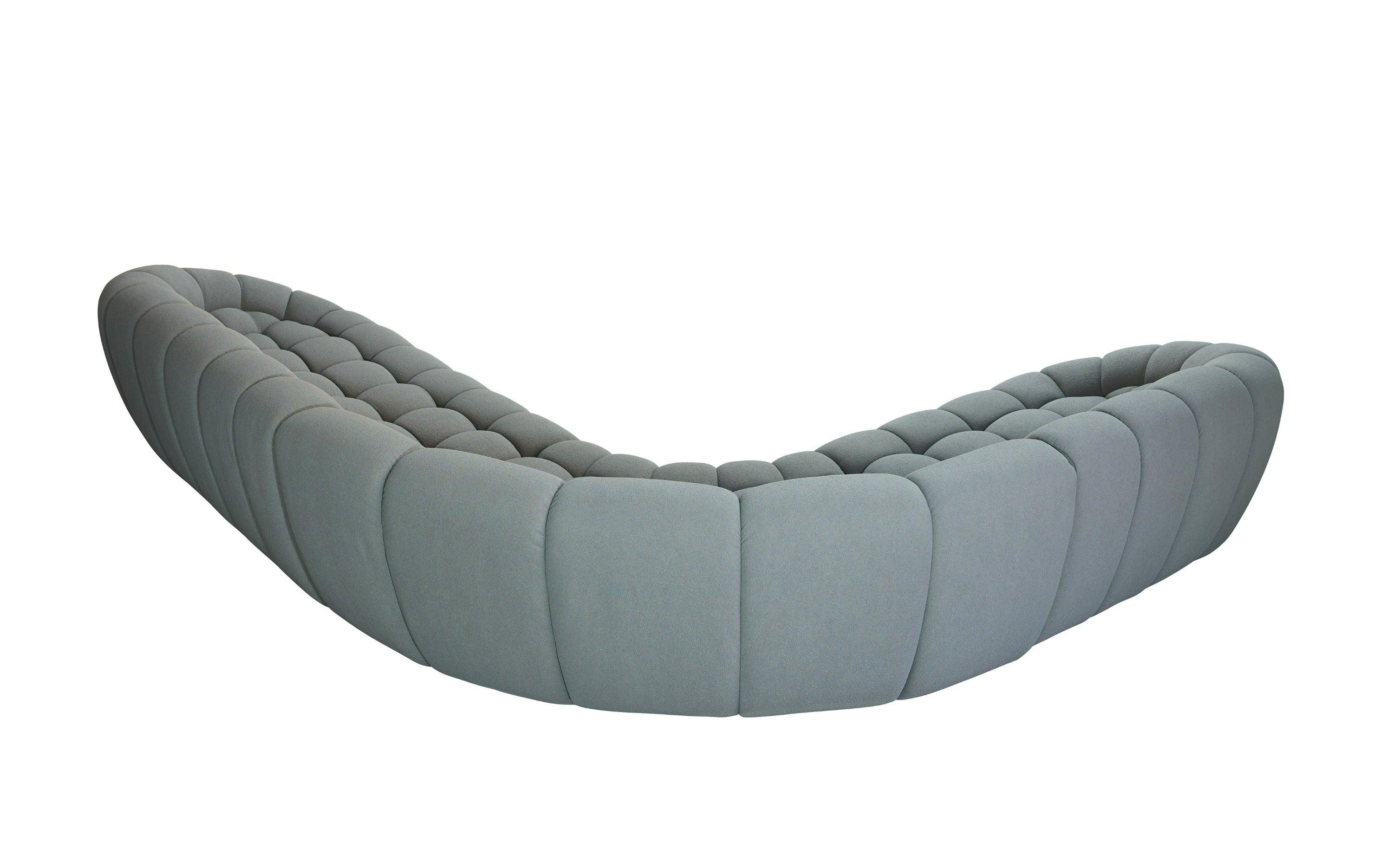 Divani Casa Yolonda Modern Curved Sectional Sofa