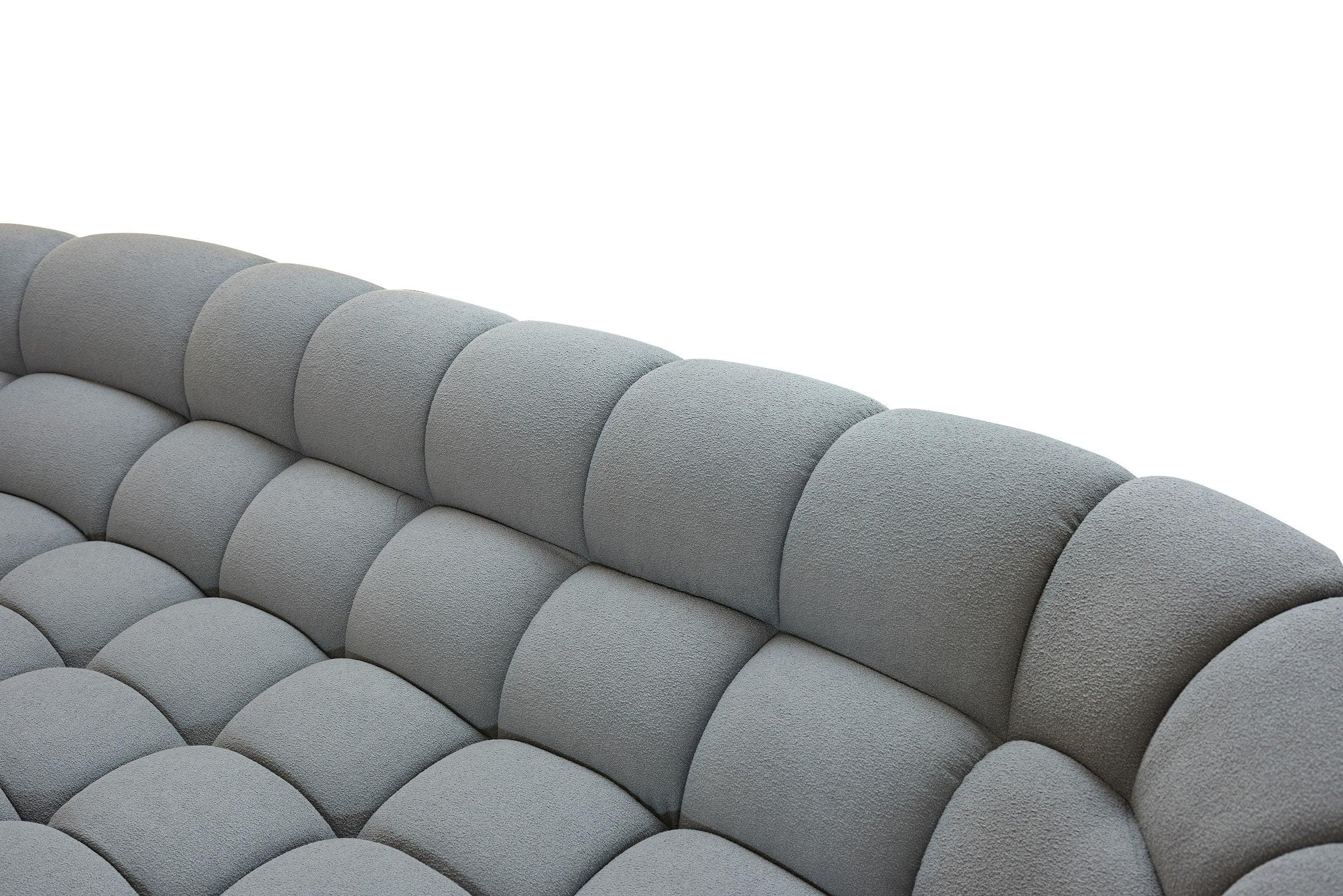 Divani Casa Yolonda Modern Curved Sectional Sofa