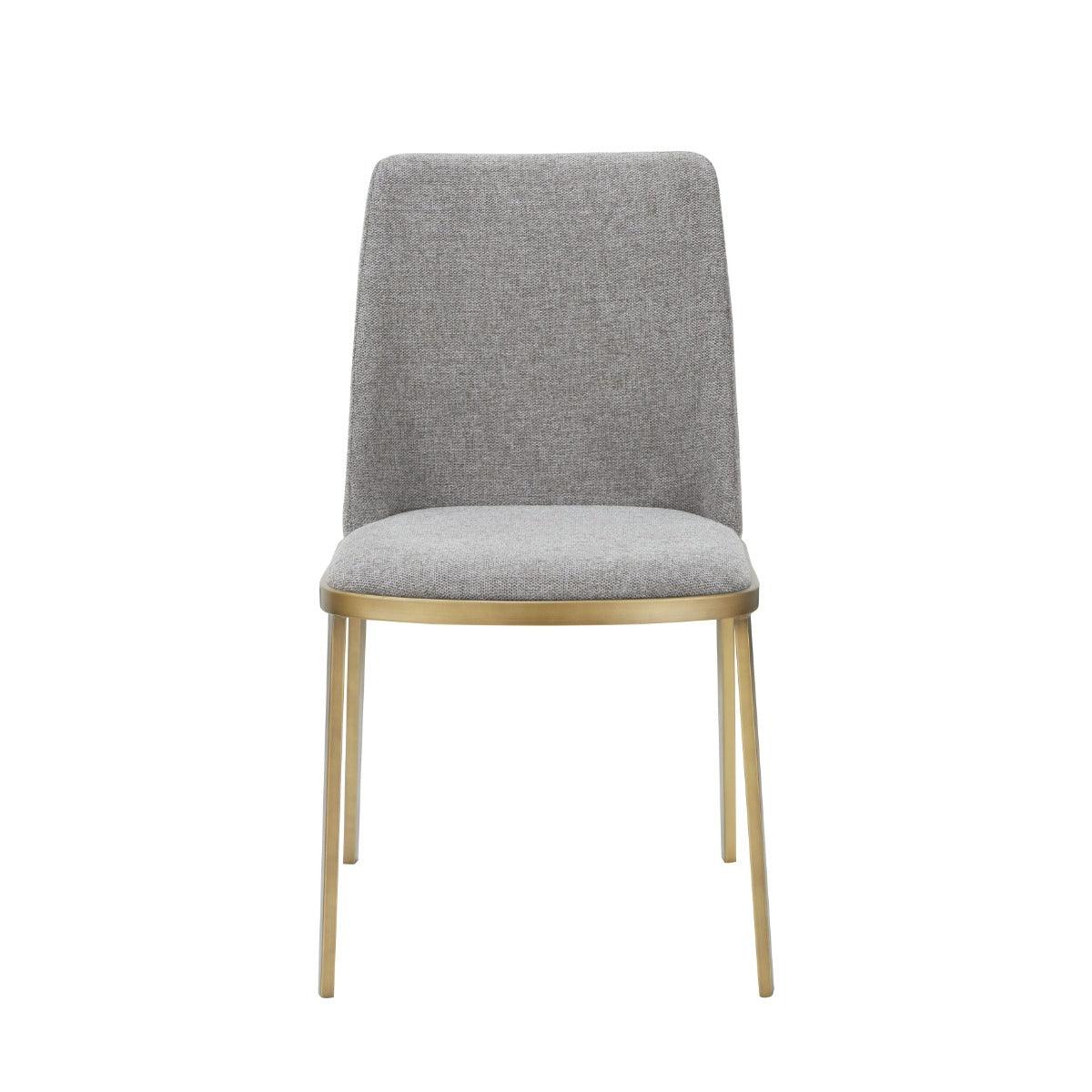 Modrest Brent Contemporary Fabric Dining Chair Set of 2