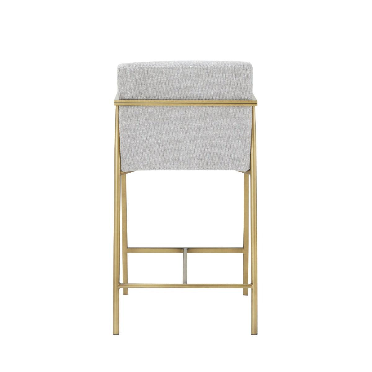 Modrest Burnham Contemporary Fabric Counter Stool