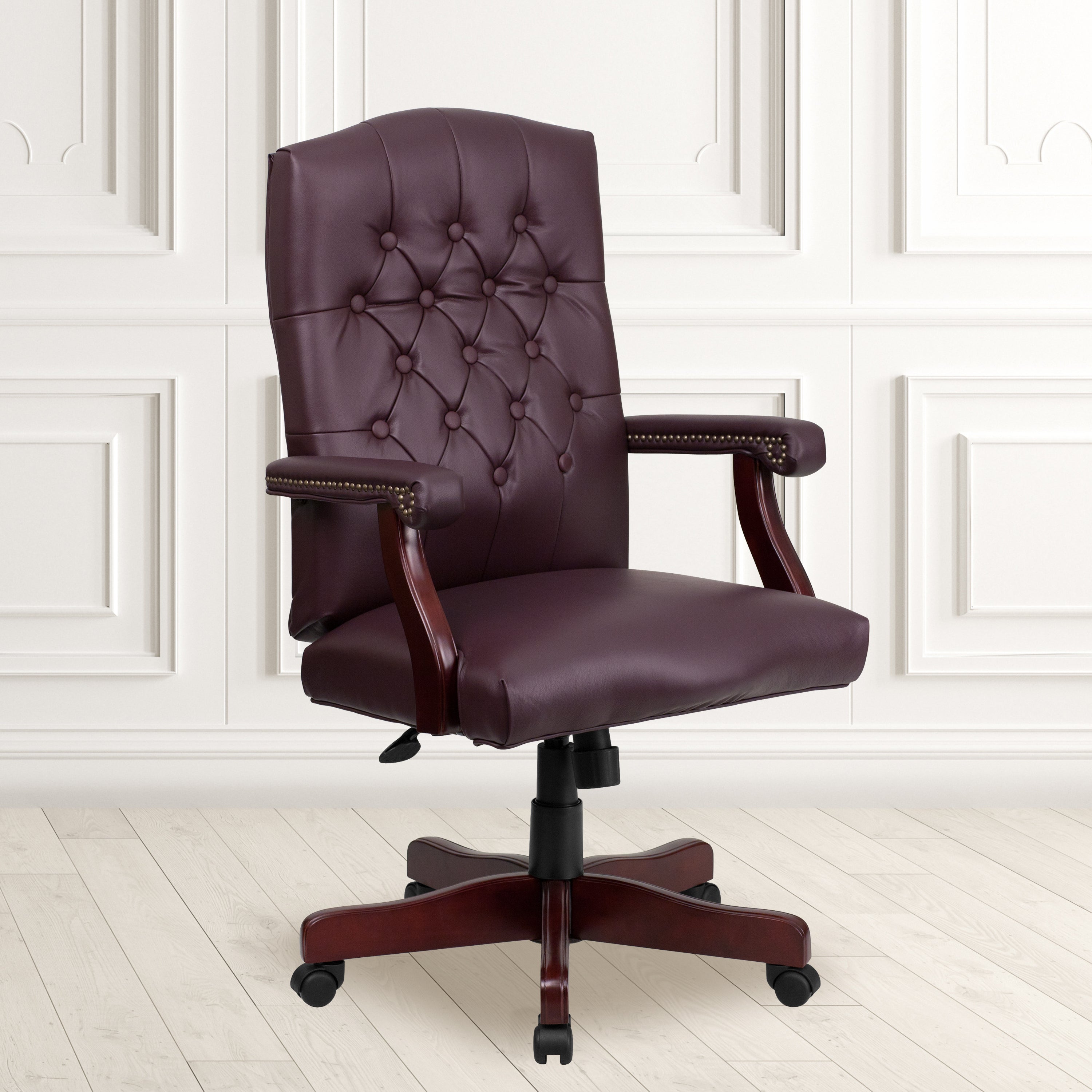 Martha Washington Executive Swivel Office Chair with Arms