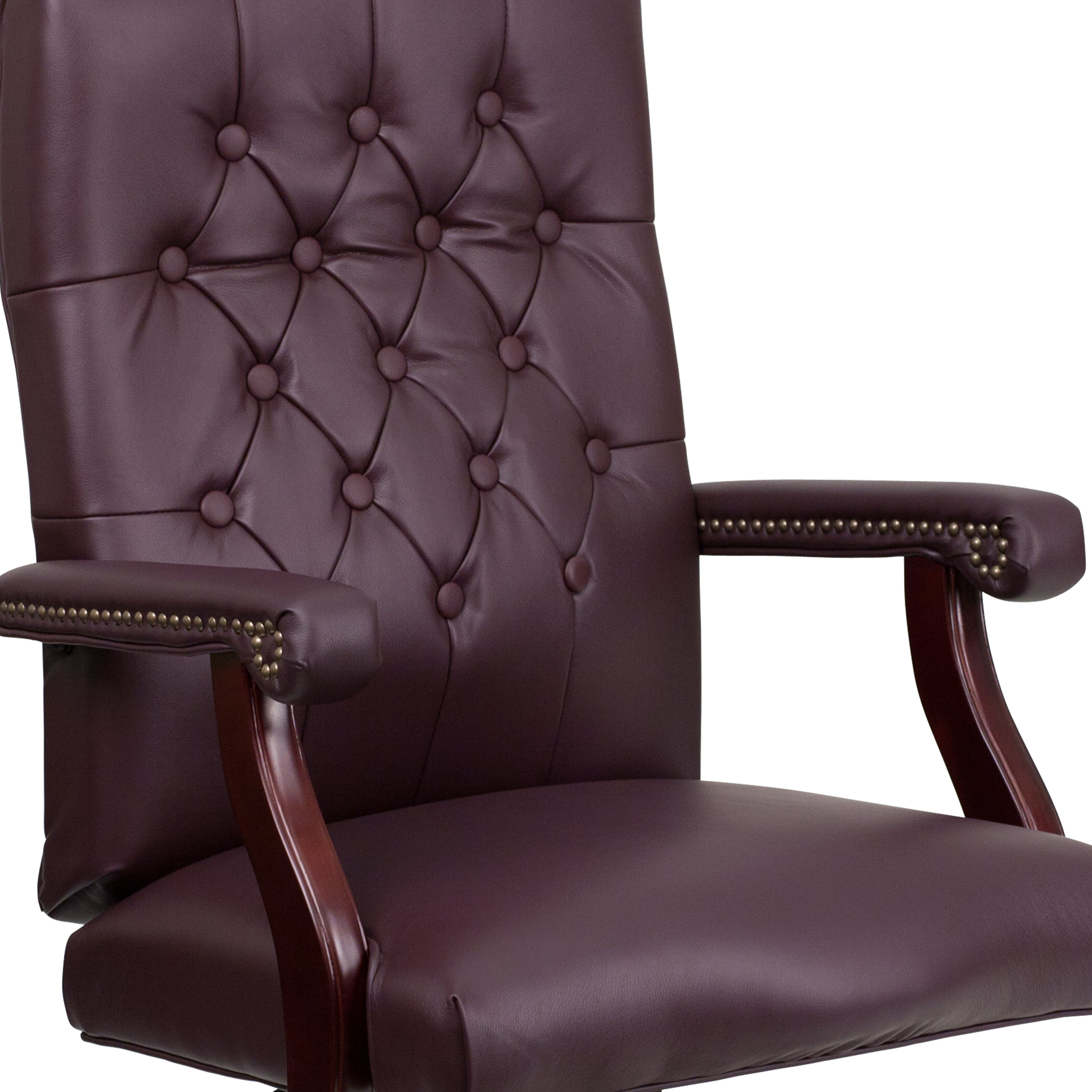 Martha Washington Executive Swivel Office Chair with Arms