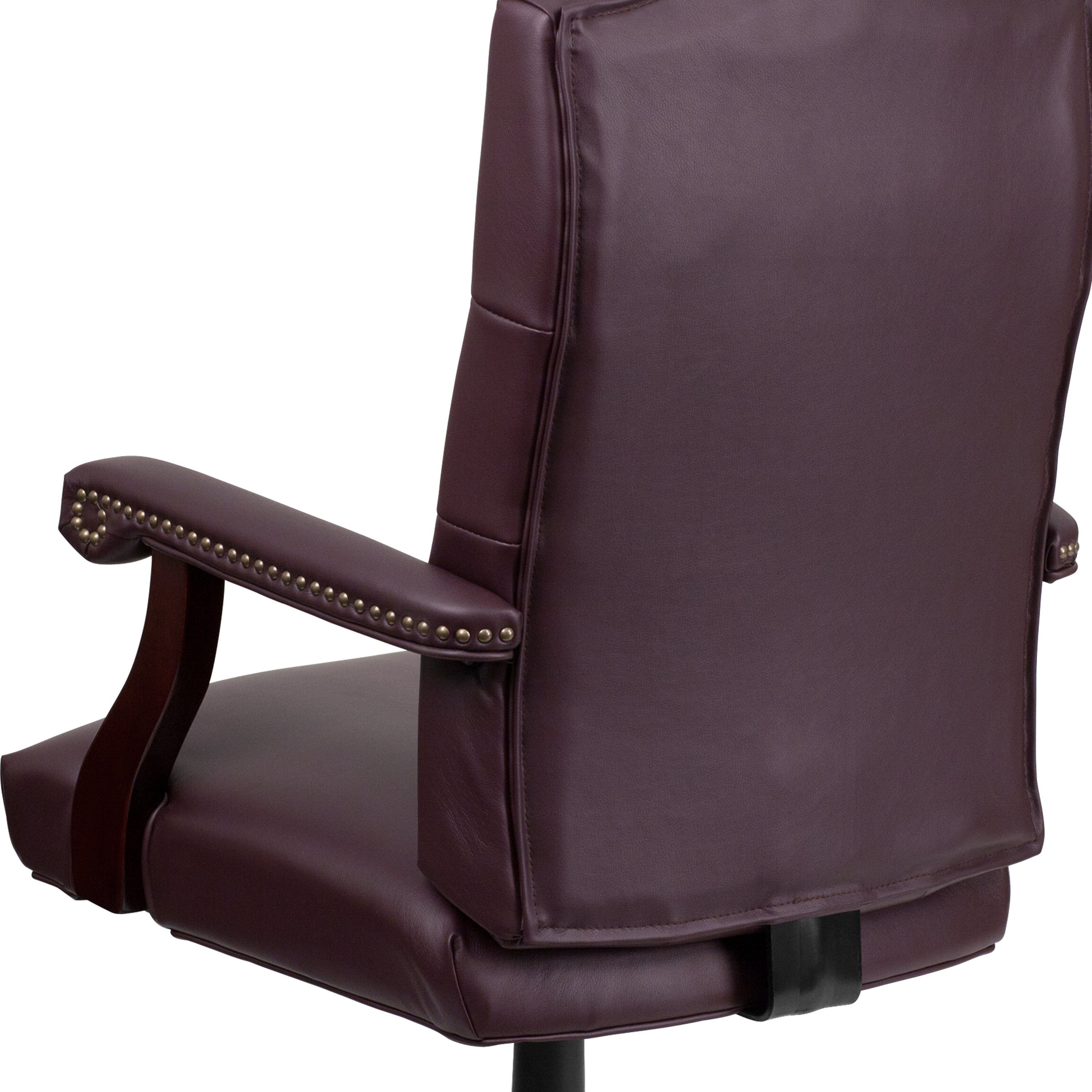 Martha Washington Executive Swivel Office Chair with Arms-Office Chair-Flash Furniture-Wall2Wall Furnishings