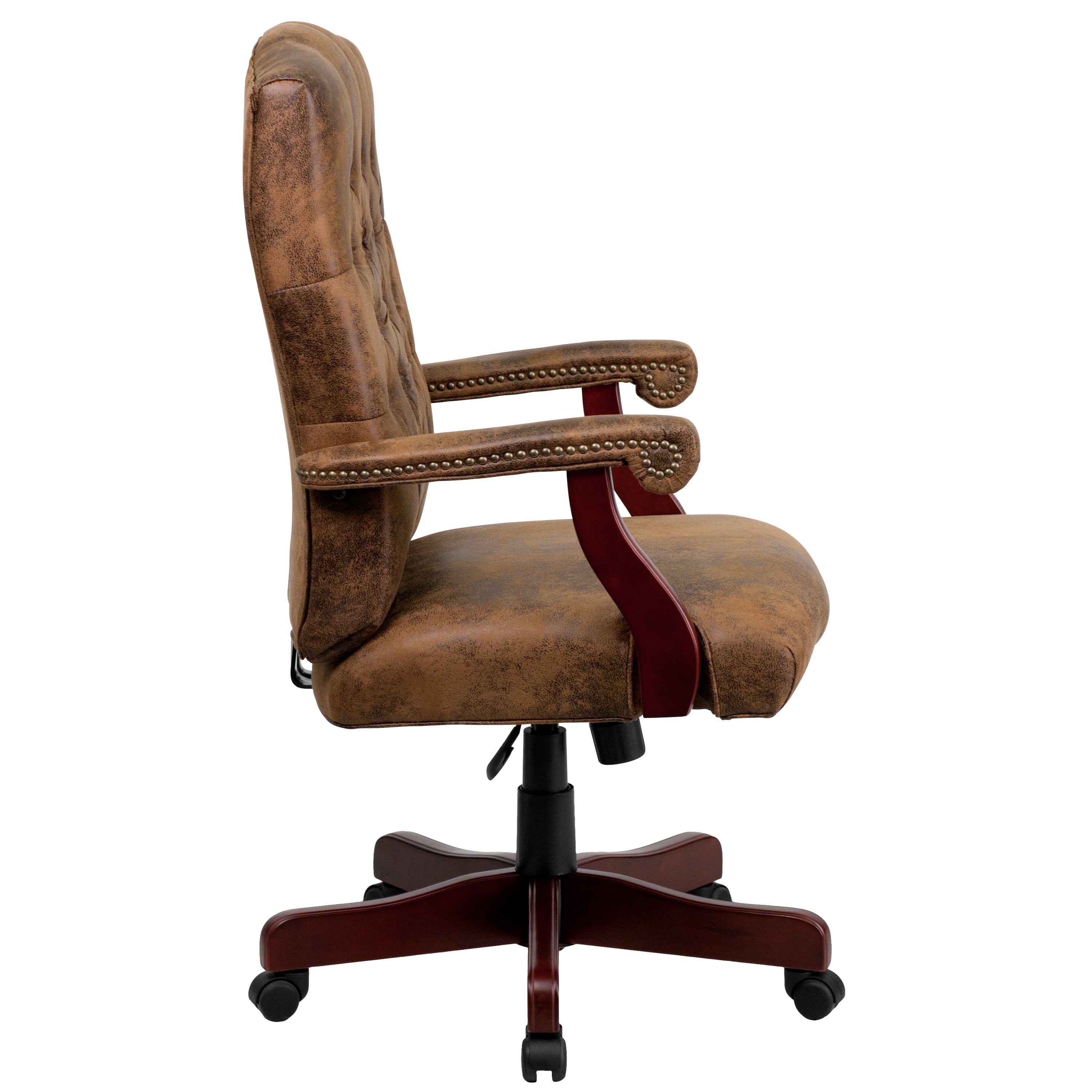 Martha Washington Executive Swivel Office Chair with Arms
