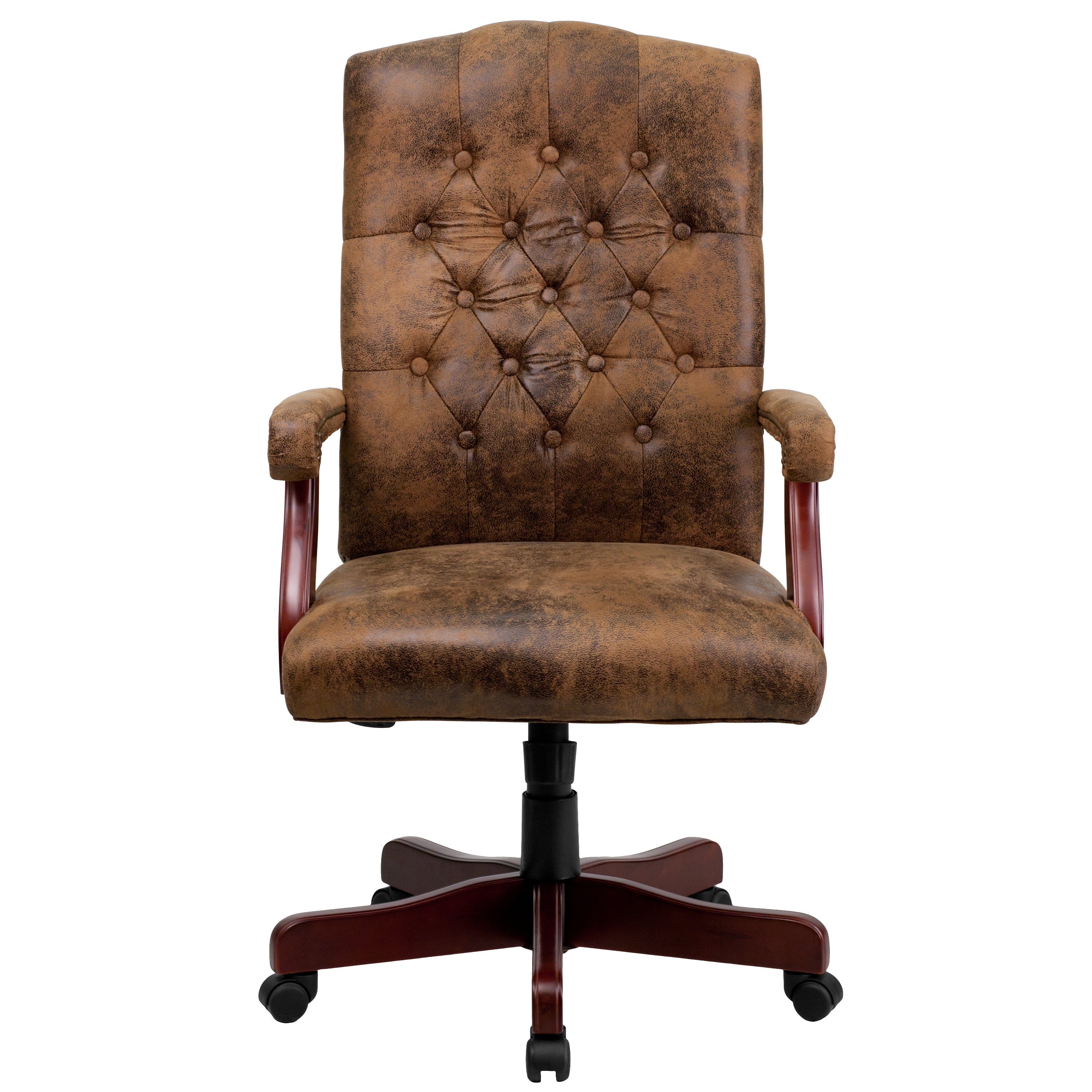 Martha Washington Executive Swivel Office Chair with Arms