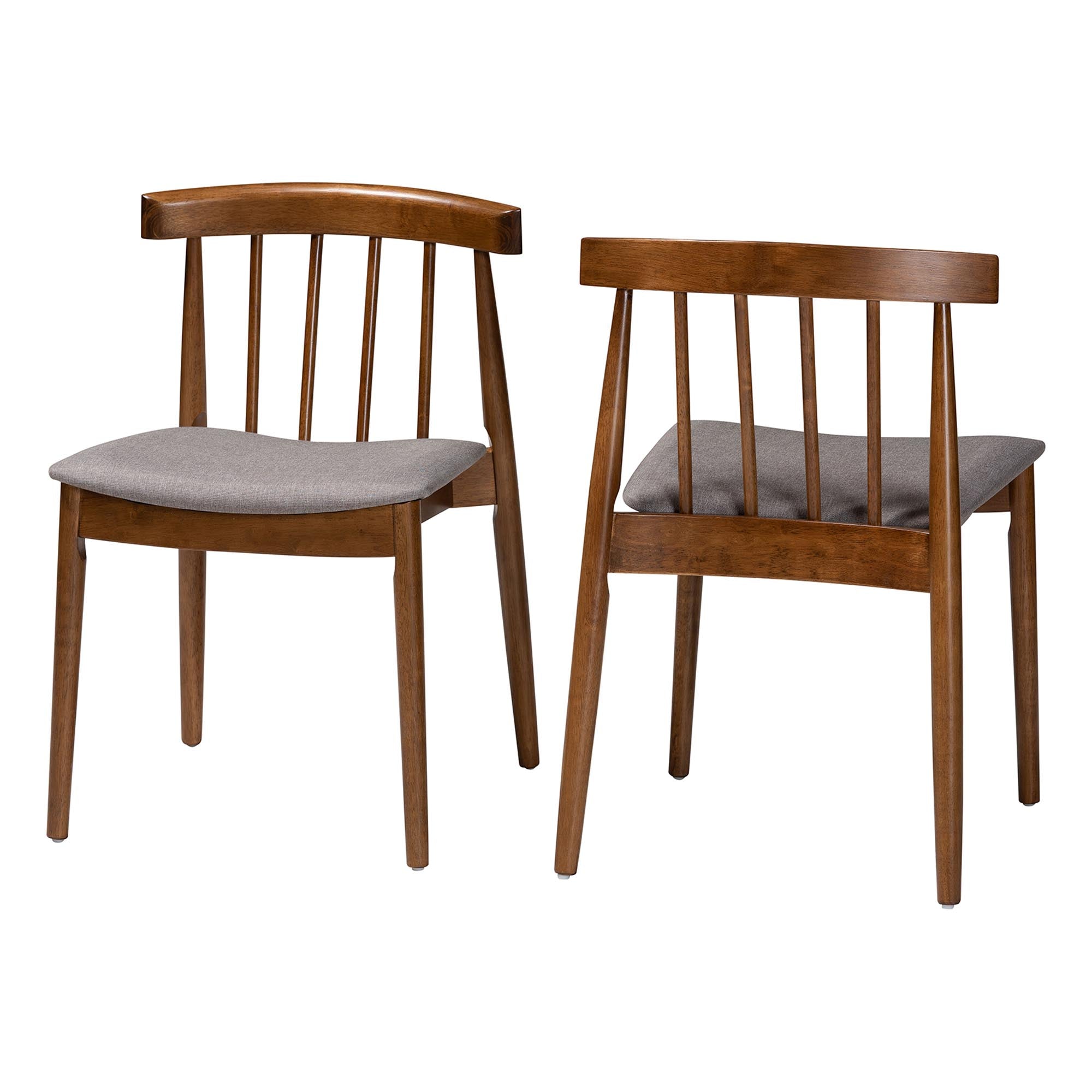 Wyatt Mid-Century Modern Wood Dining Chair (Set of 2)