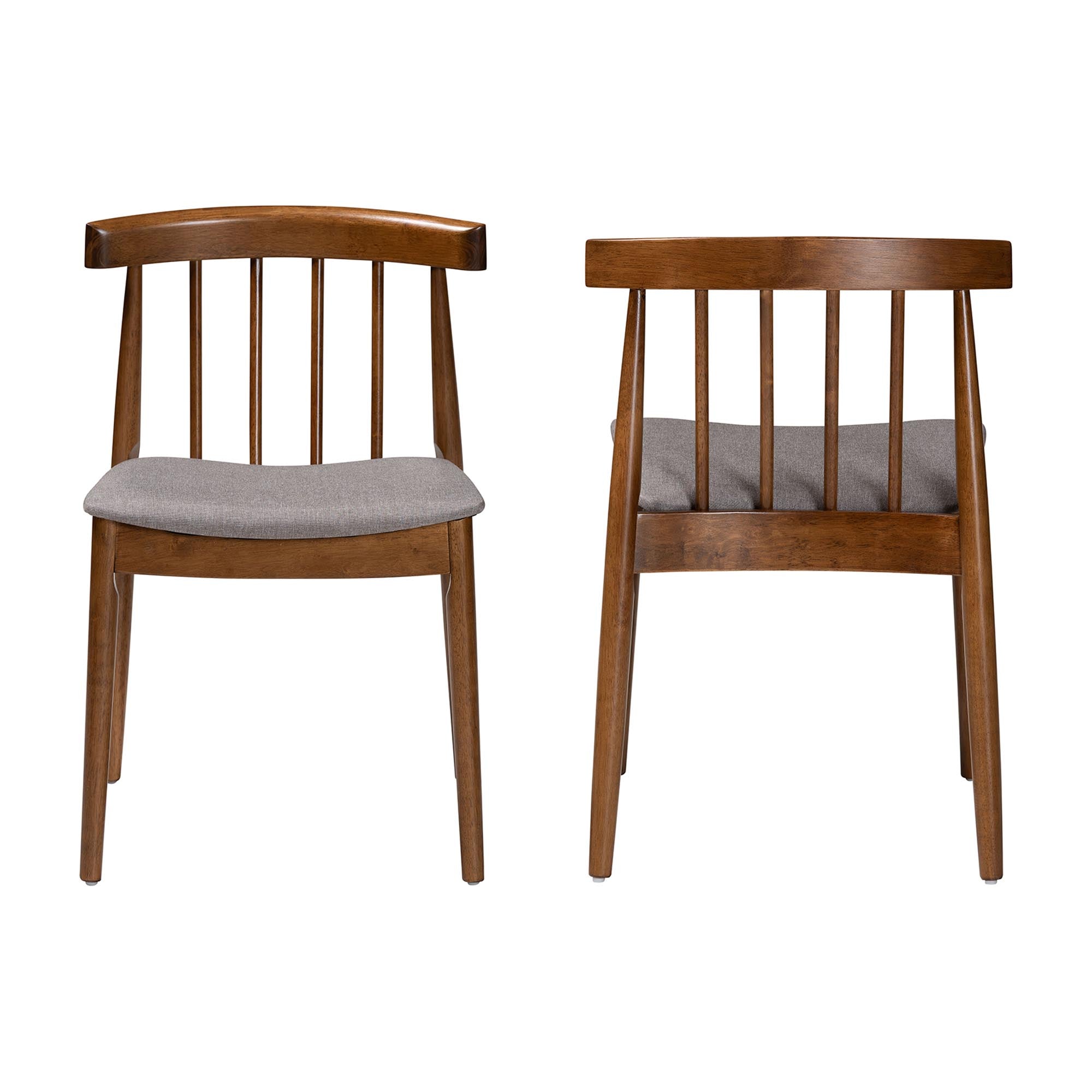 Wyatt Mid-Century Modern Wood Dining Chair (Set of 2)