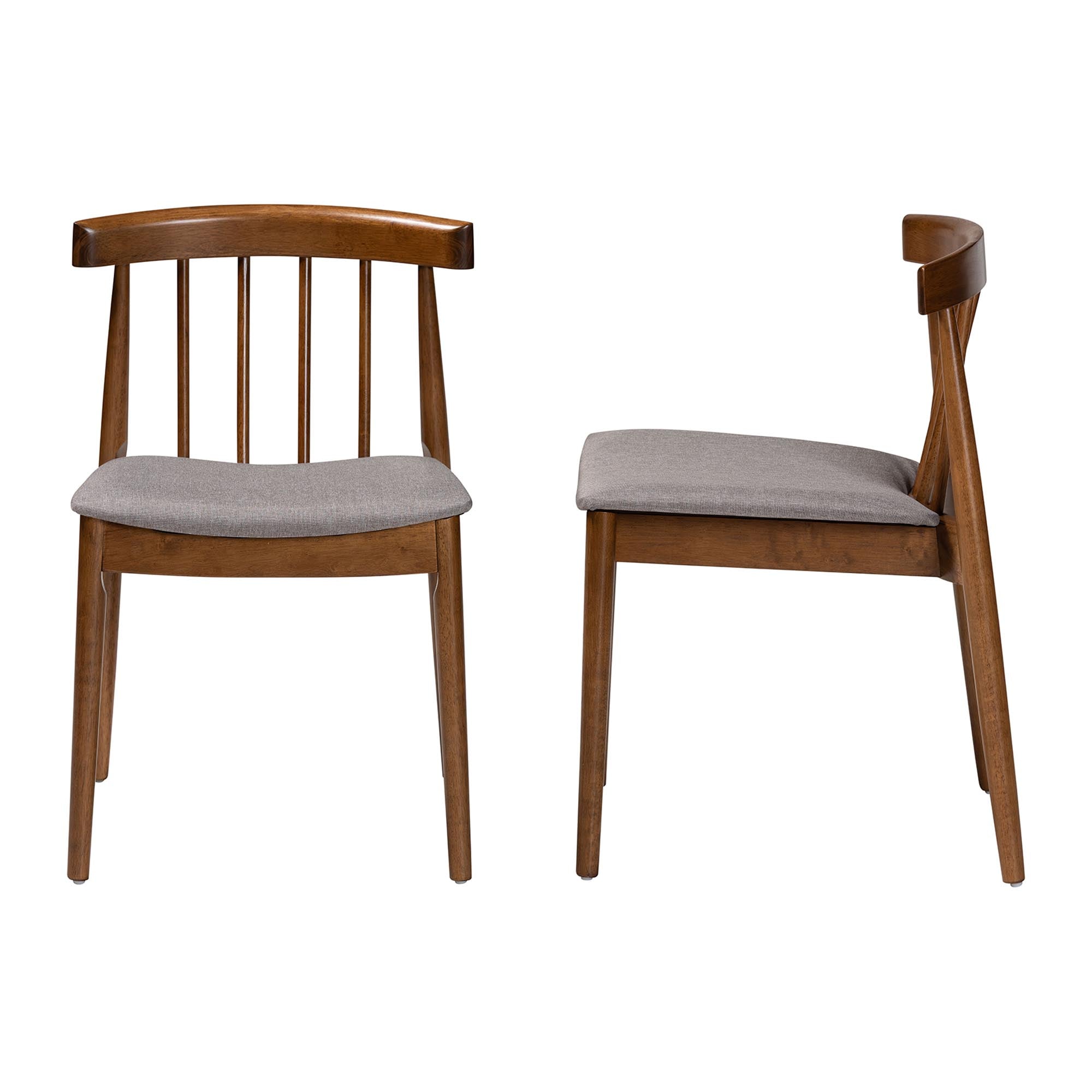 Wyatt Mid-Century Modern Wood Dining Chair (Set of 2)