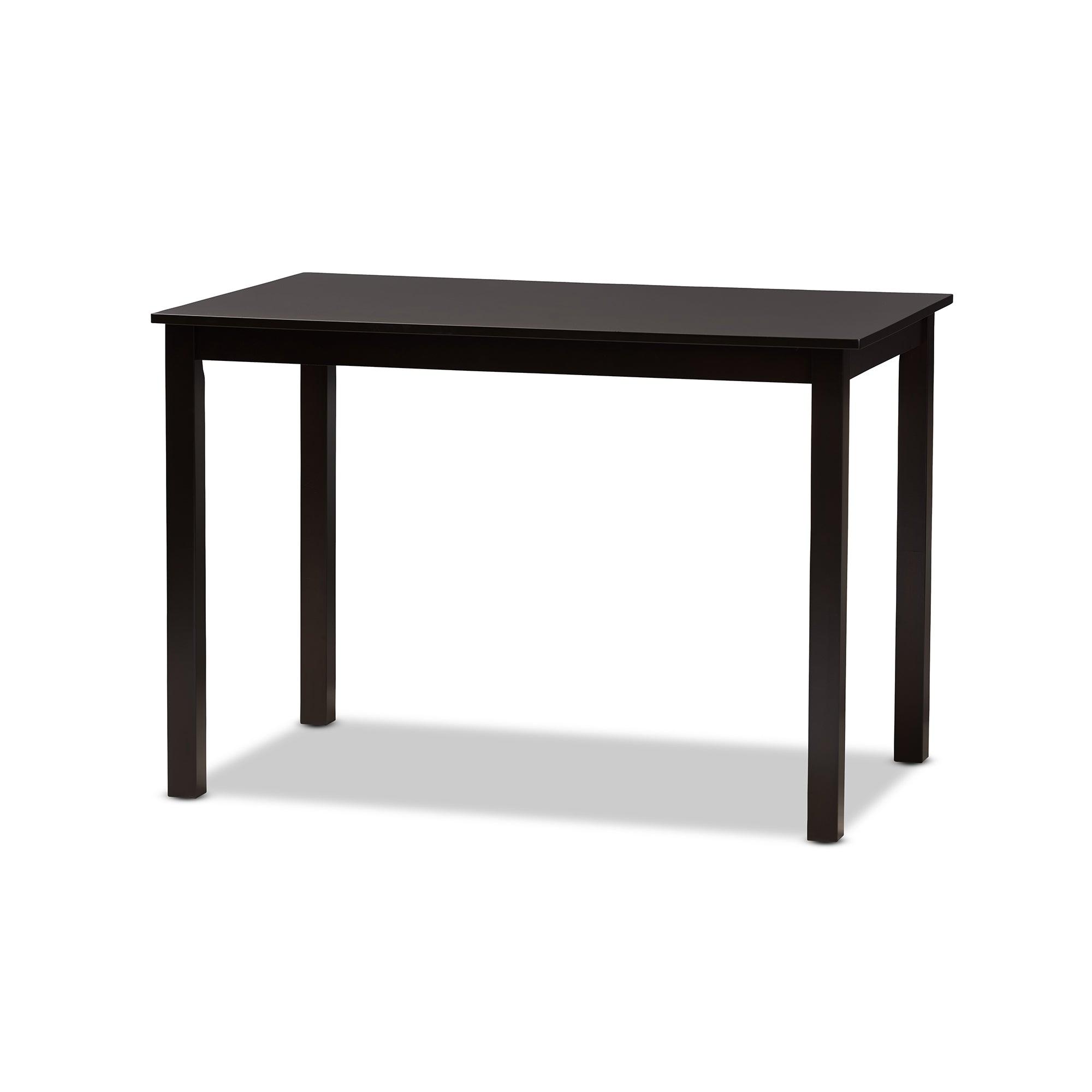 Mia Modern and Contemporary Faux Leather Upholstered 5-Piece Dining Set