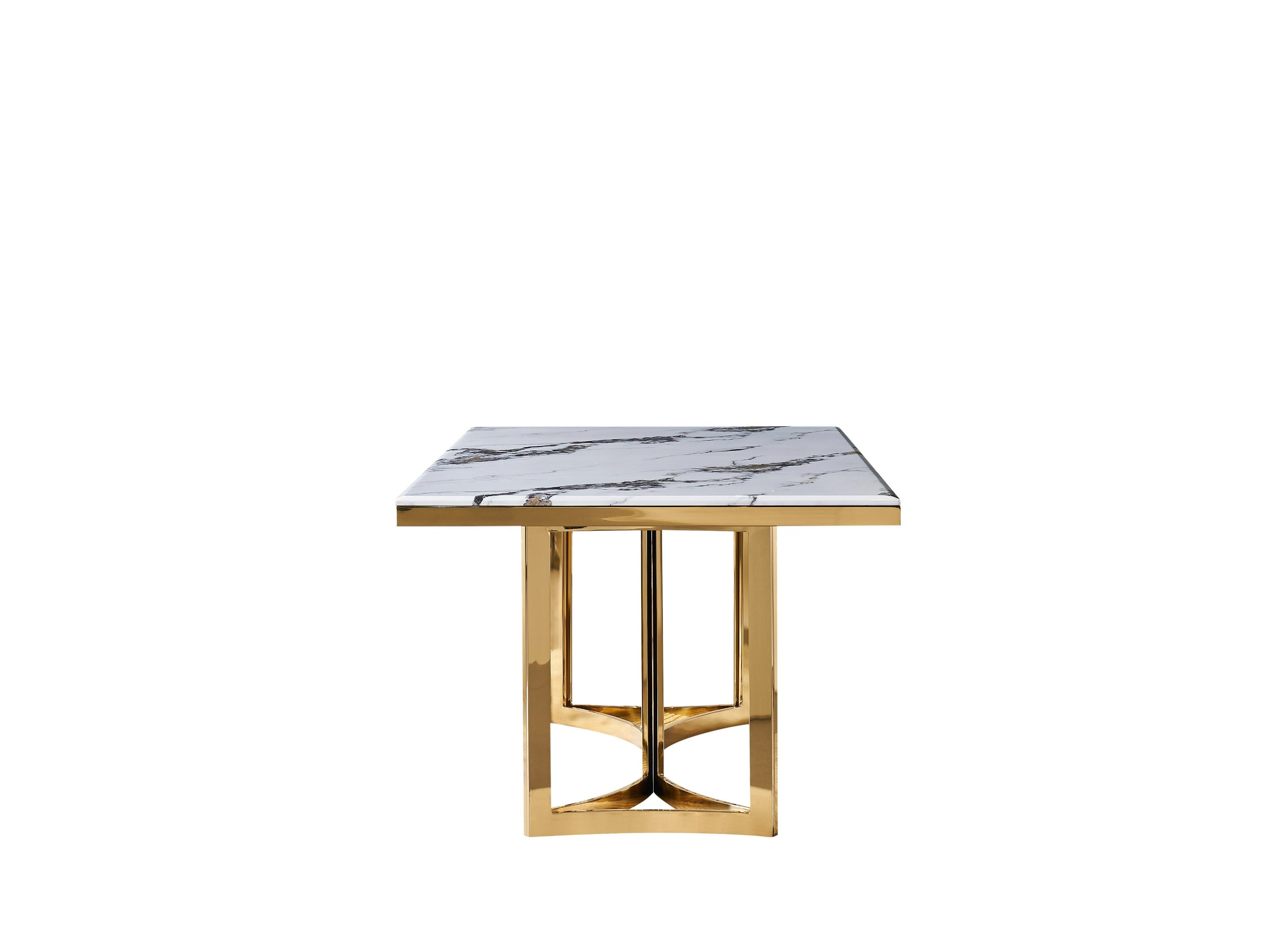 Modrest Loomis - Marble & Dining Table-Dining Table-VIG-Wall2Wall Furnishings