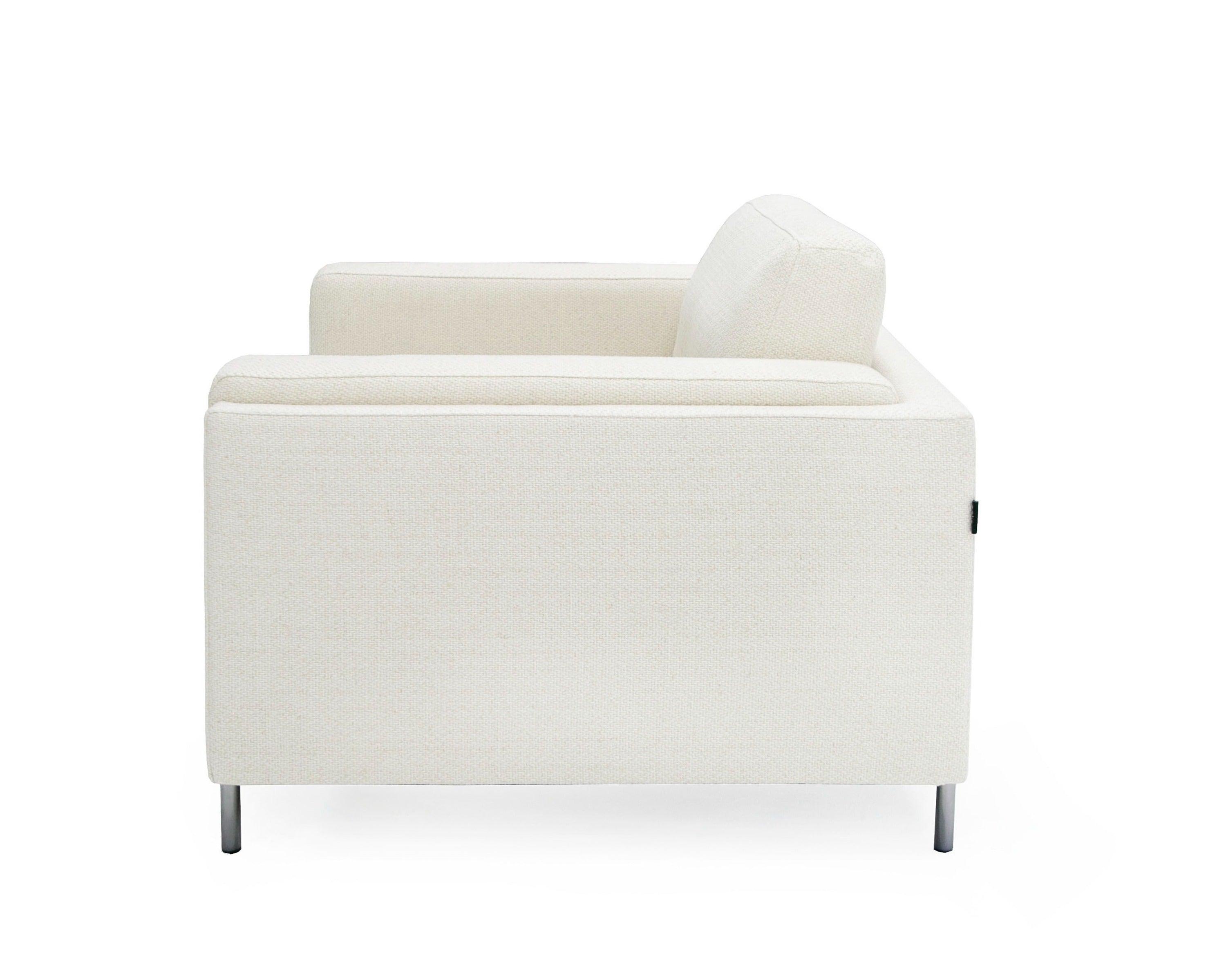 Divani Casa Schmidt - Modern Off Fabric Chair-Accent Chair-VIG-Wall2Wall Furnishings