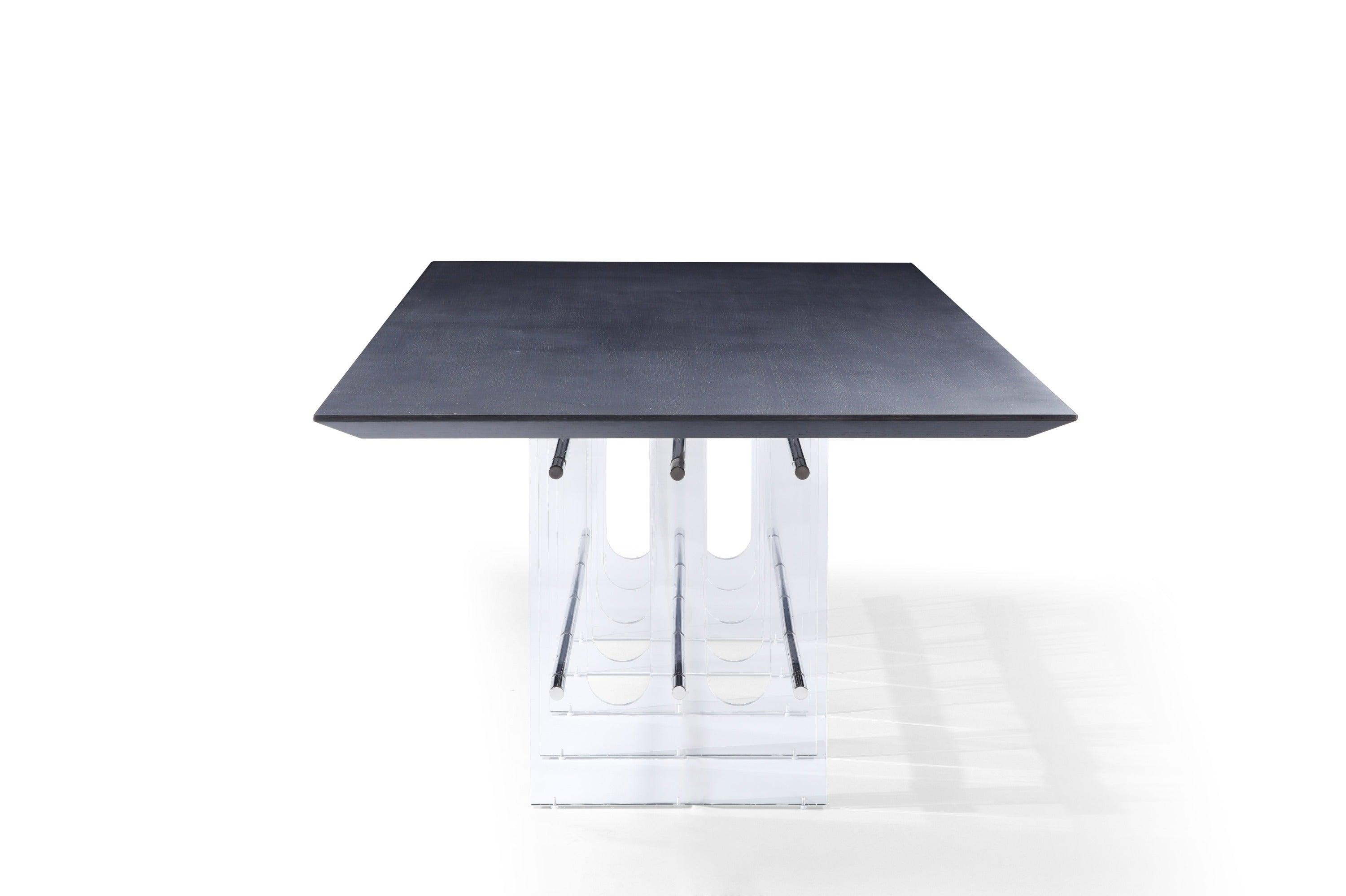 Modrest Inverness Contemporary Acrylic Dining Table