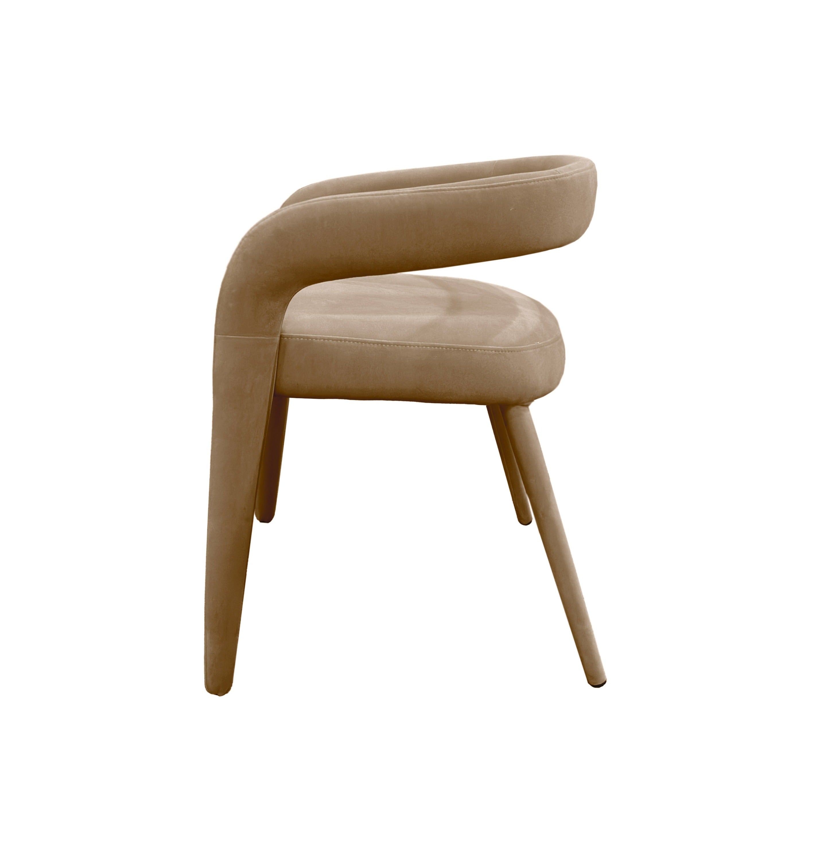Modrest Mundra - Modern Fabric Dining Chair-Dining Chair-VIG-Wall2Wall Furnishings