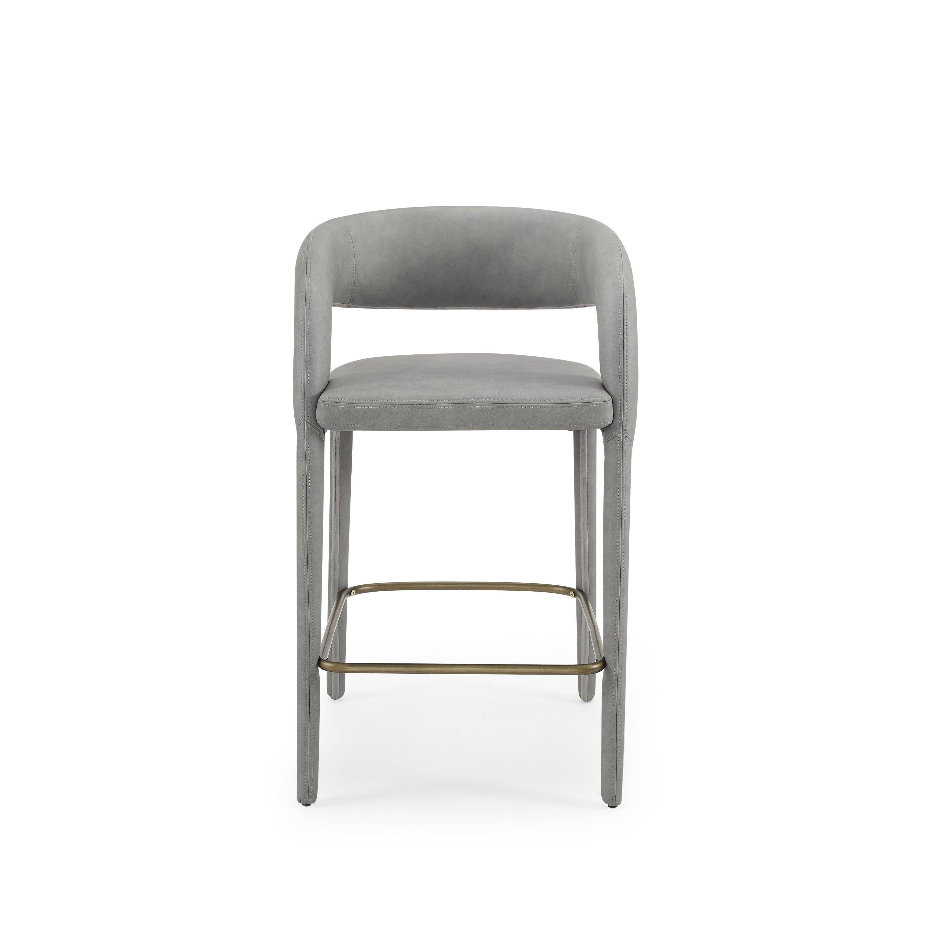 Modrest Faerron - Modern Leatherette Counter Chair-Bar Stool-VIG-Wall2Wall Furnishings