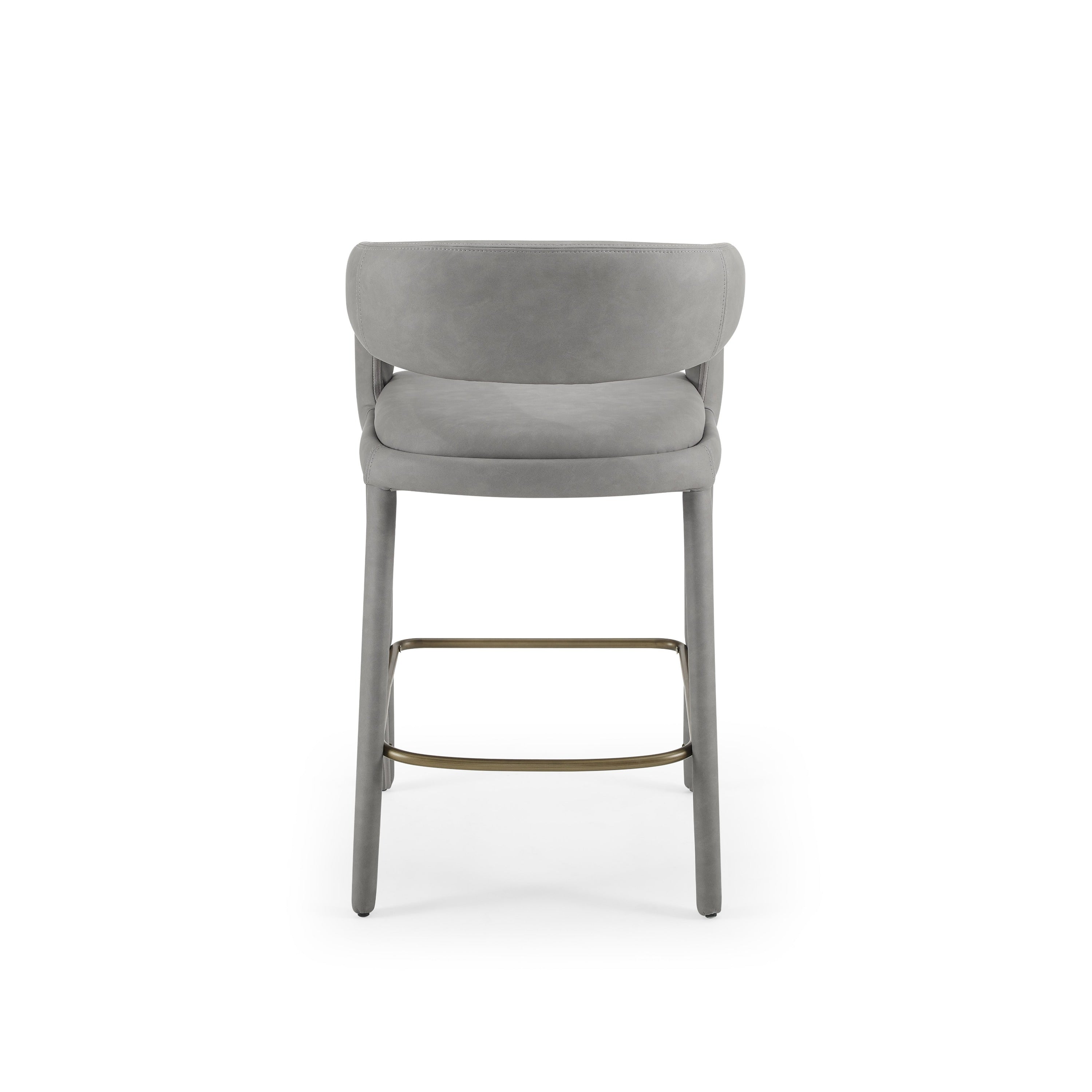 Modrest Faerron - Modern Leatherette Counter Chair-Bar Stool-VIG-Wall2Wall Furnishings