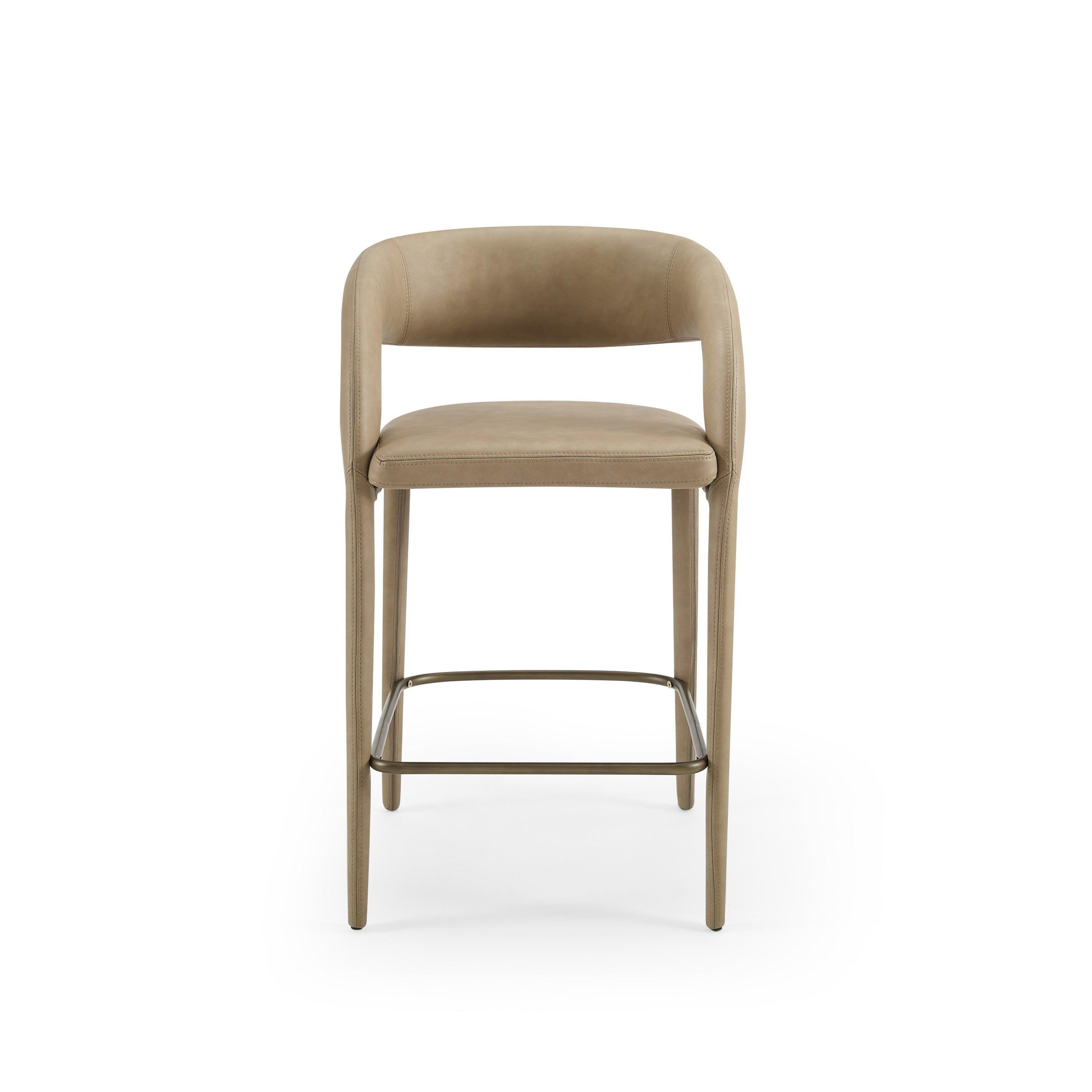 Modrest Faerron Modern Leatherette Counter Chair