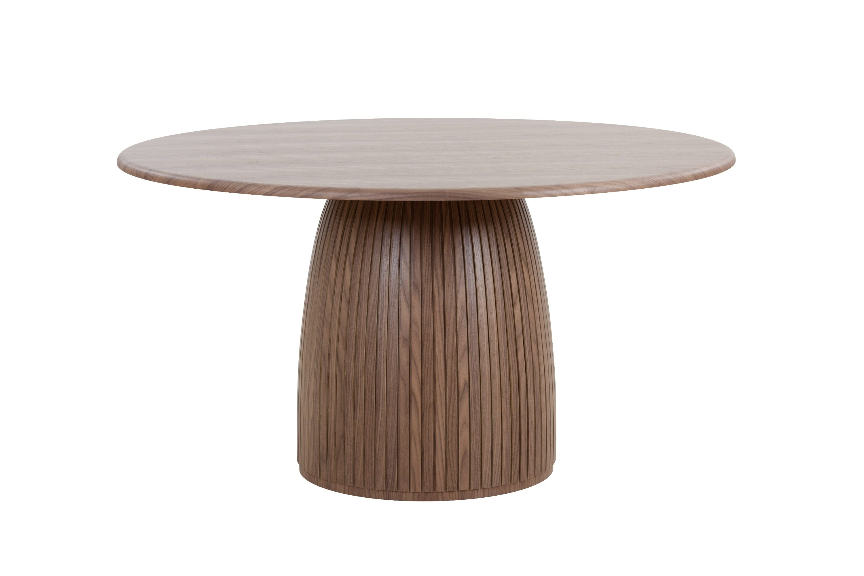 Modrest Sheridan - Mid-Century Modern Walnut Round Dining Table-Dining Table-VIG-Wall2Wall Furnishings