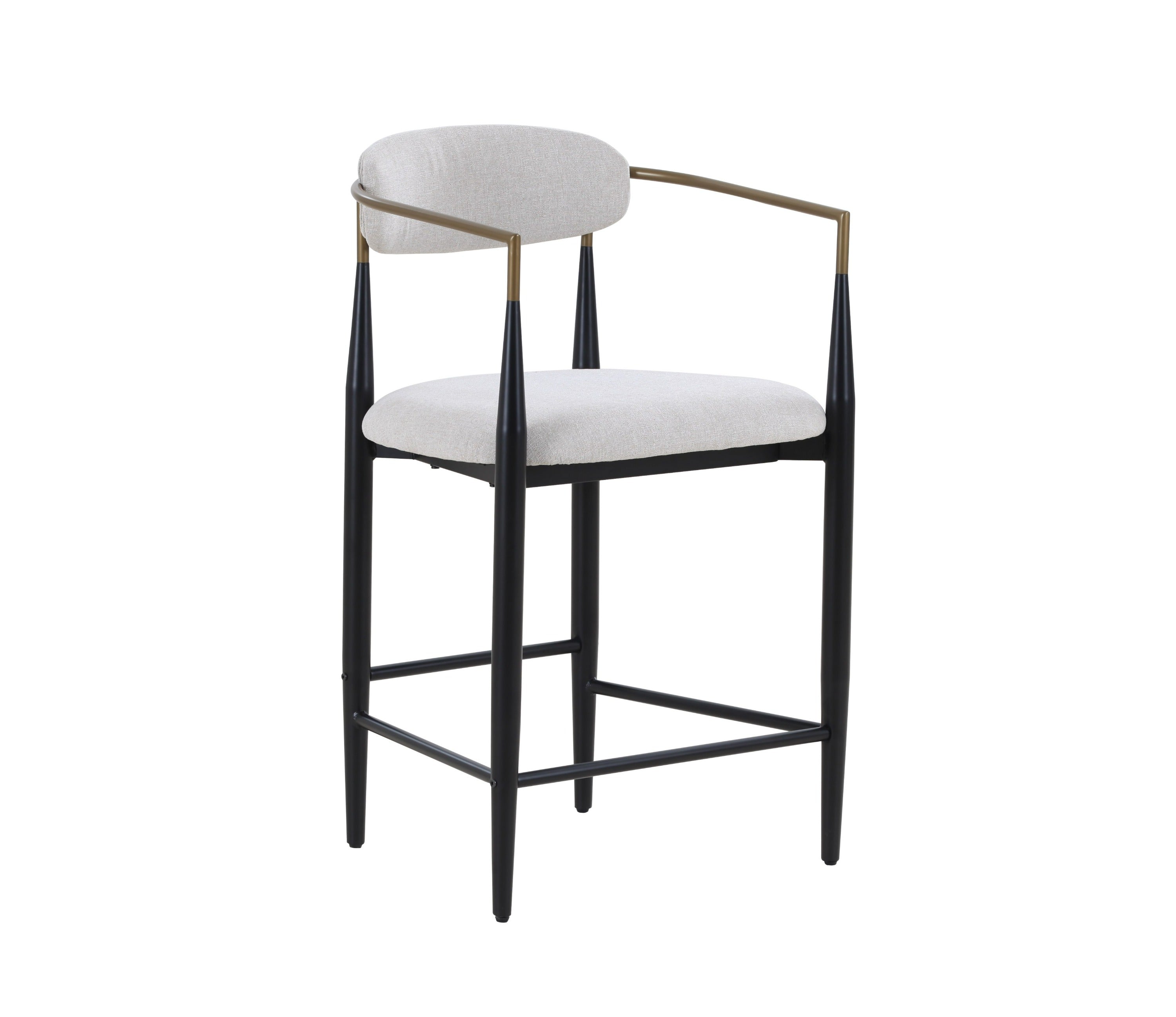 Modrest Buchtel - Mid-Century Modern + Arm + Counter Chair-Bar Stool-VIG-Wall2Wall Furnishings
