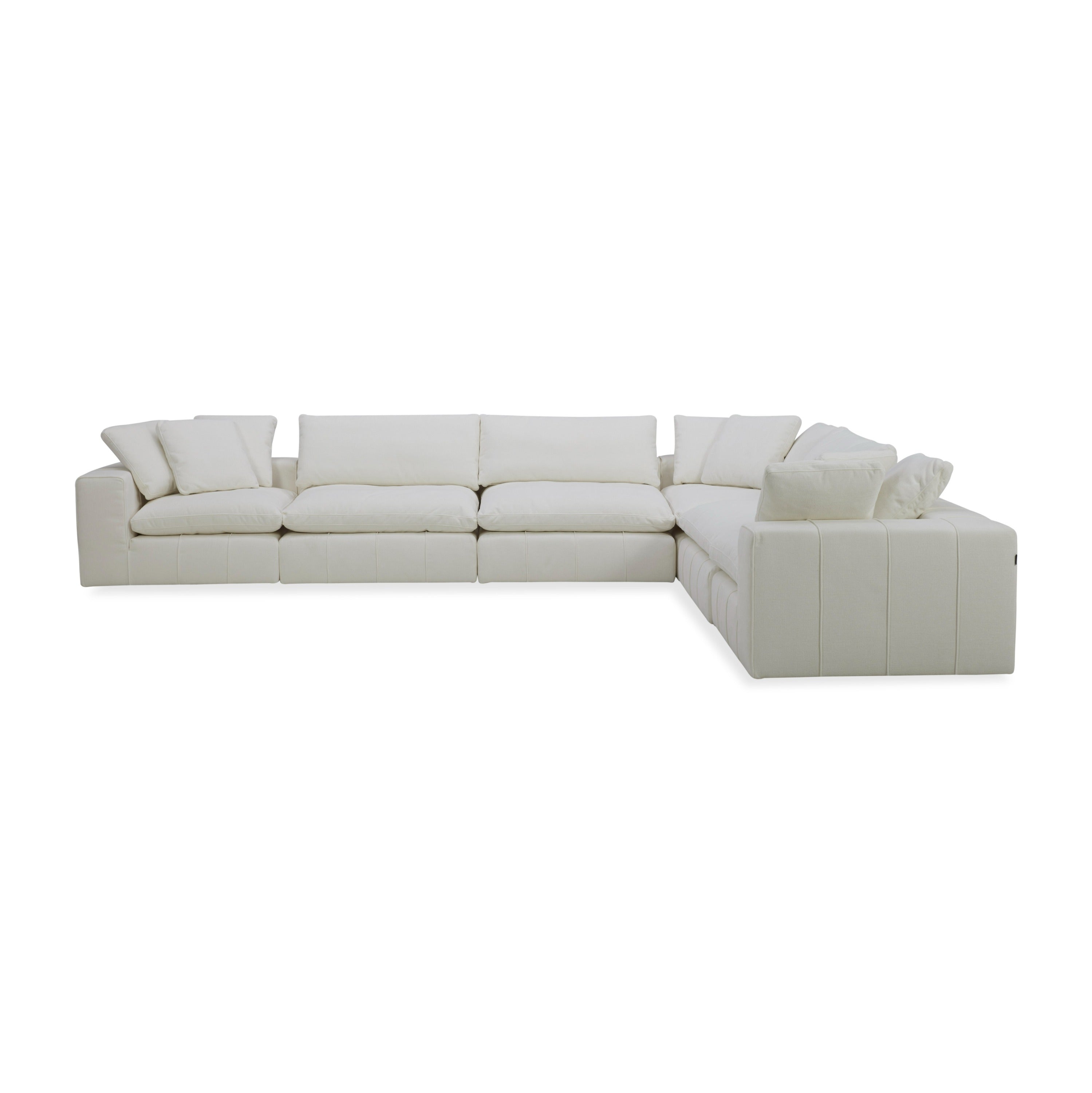 Divani Casa Vicki - Modern Off- Fabric Modular Sectional Sofa-Sectional Sofa-VIG-Wall2Wall Furnishings
