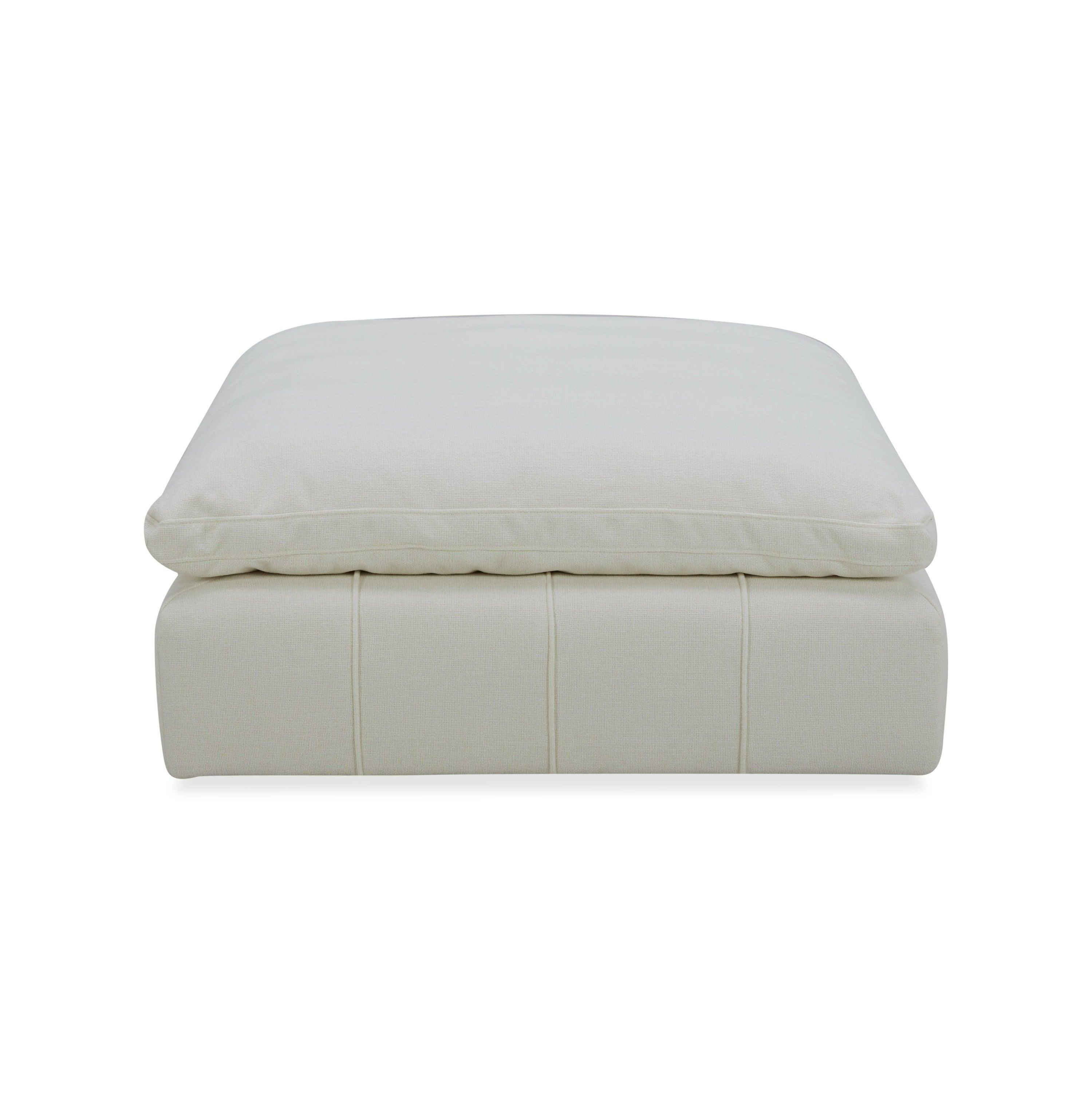 Divani Casa Vicki Modern Fabric Ottoman