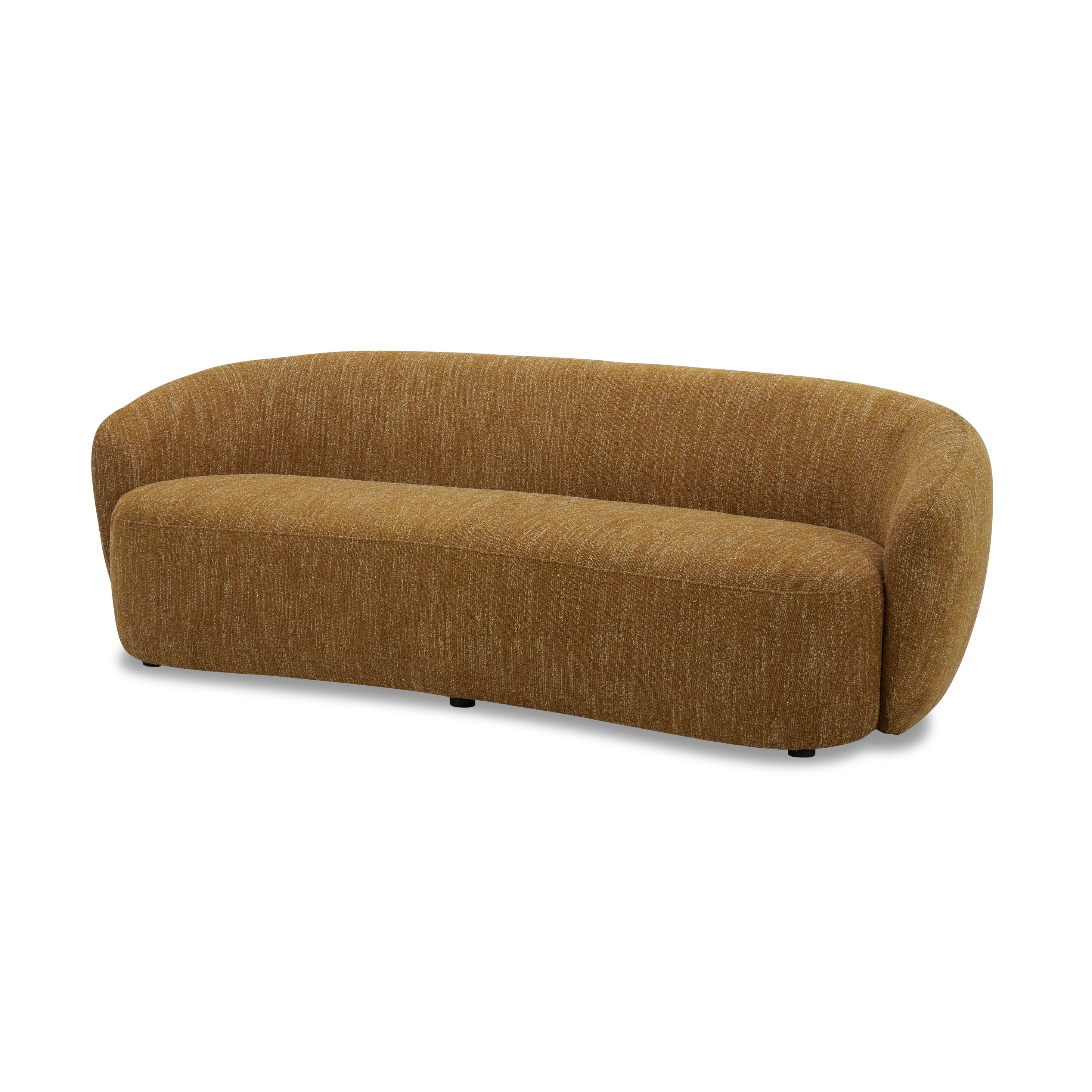 Divani Casa Norris - Modern Mustard Fabric Sofa-Sofa-VIG-Wall2Wall Furnishings