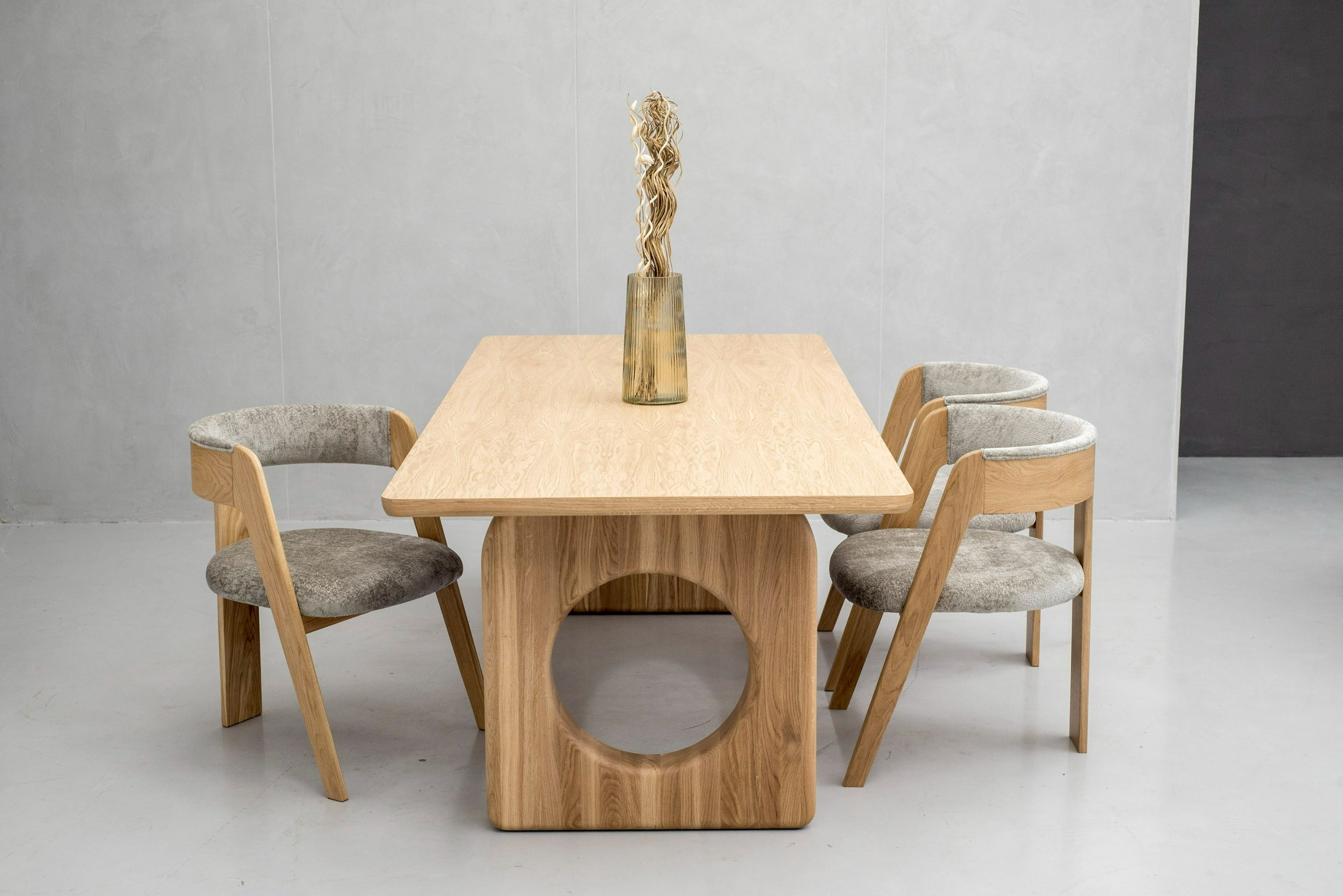 Modrest Washington - Modern Natural Oak Rectangular Dining Table-Dining Table-VIG-Wall2Wall Furnishings