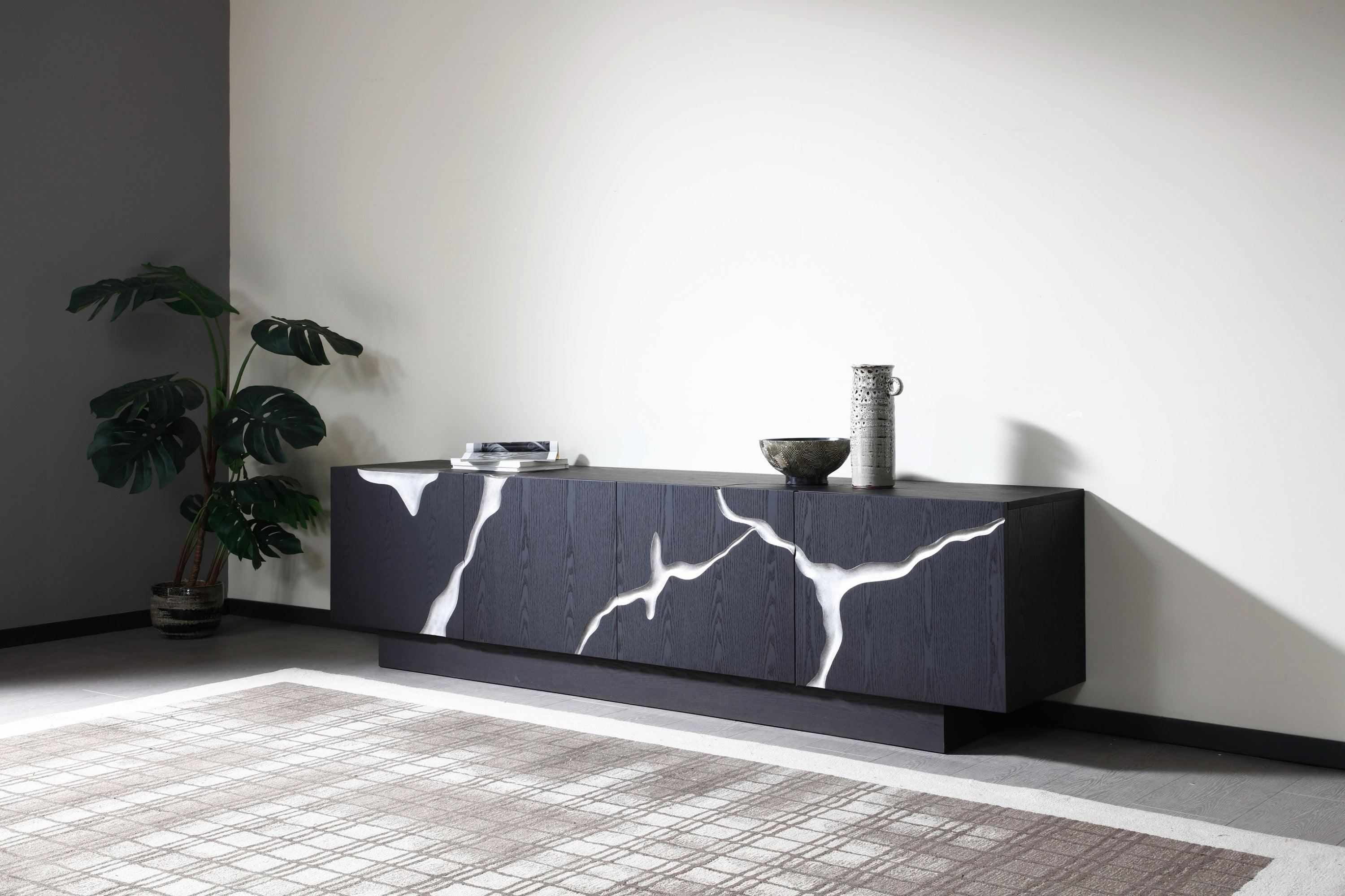 Aspen Modern Matte Ash TV Stand