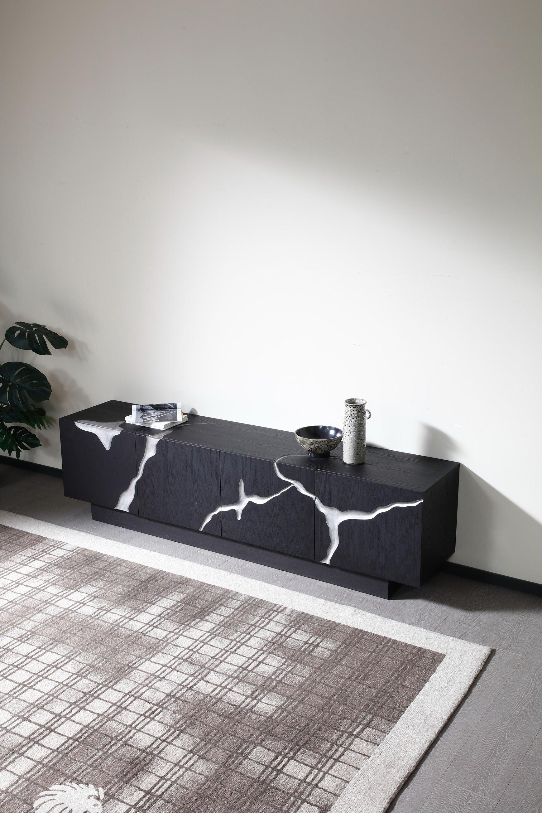 Aspen Modern Matte Ash TV Stand