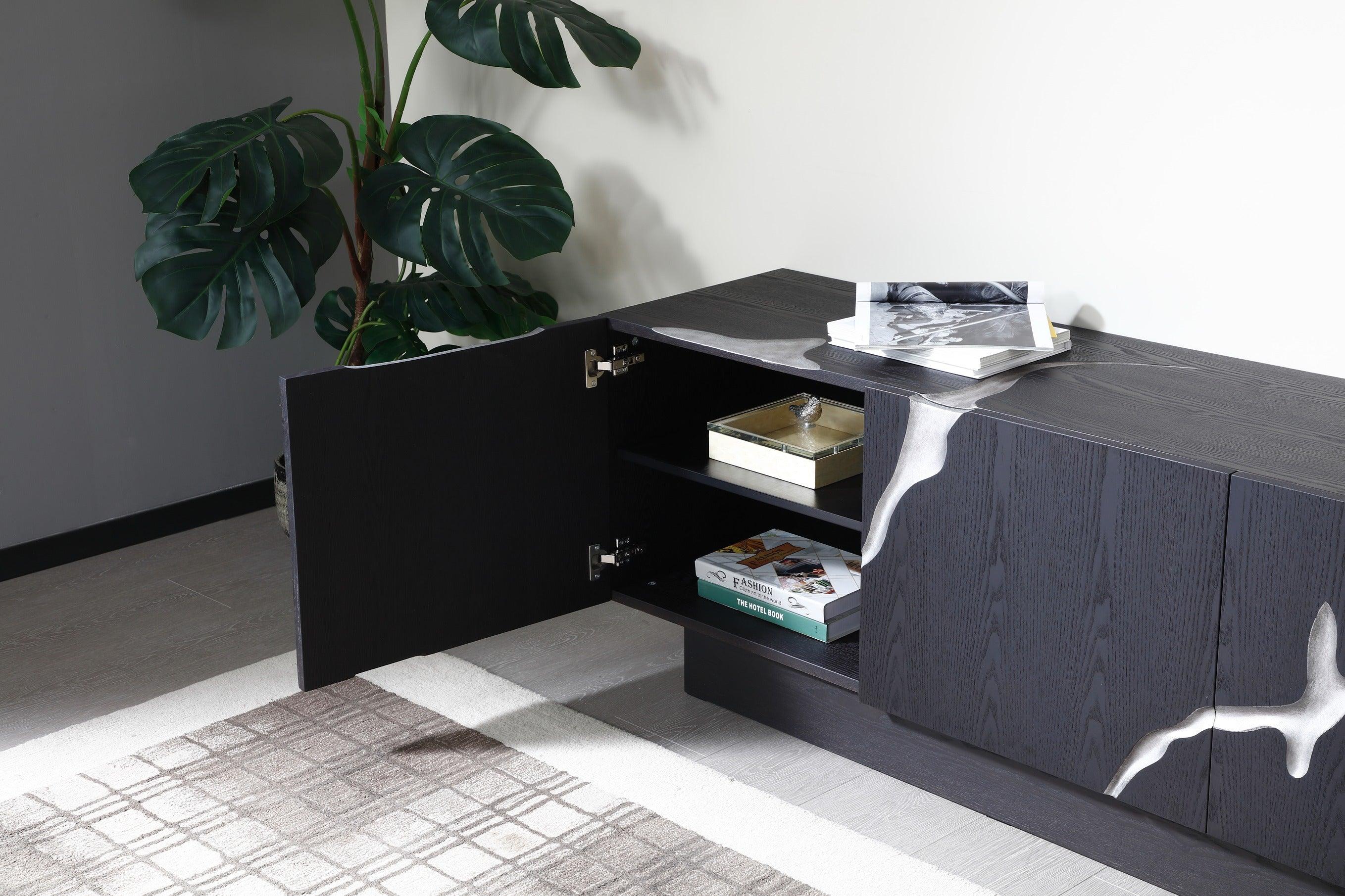 Aspen Modern Matte Ash TV Stand