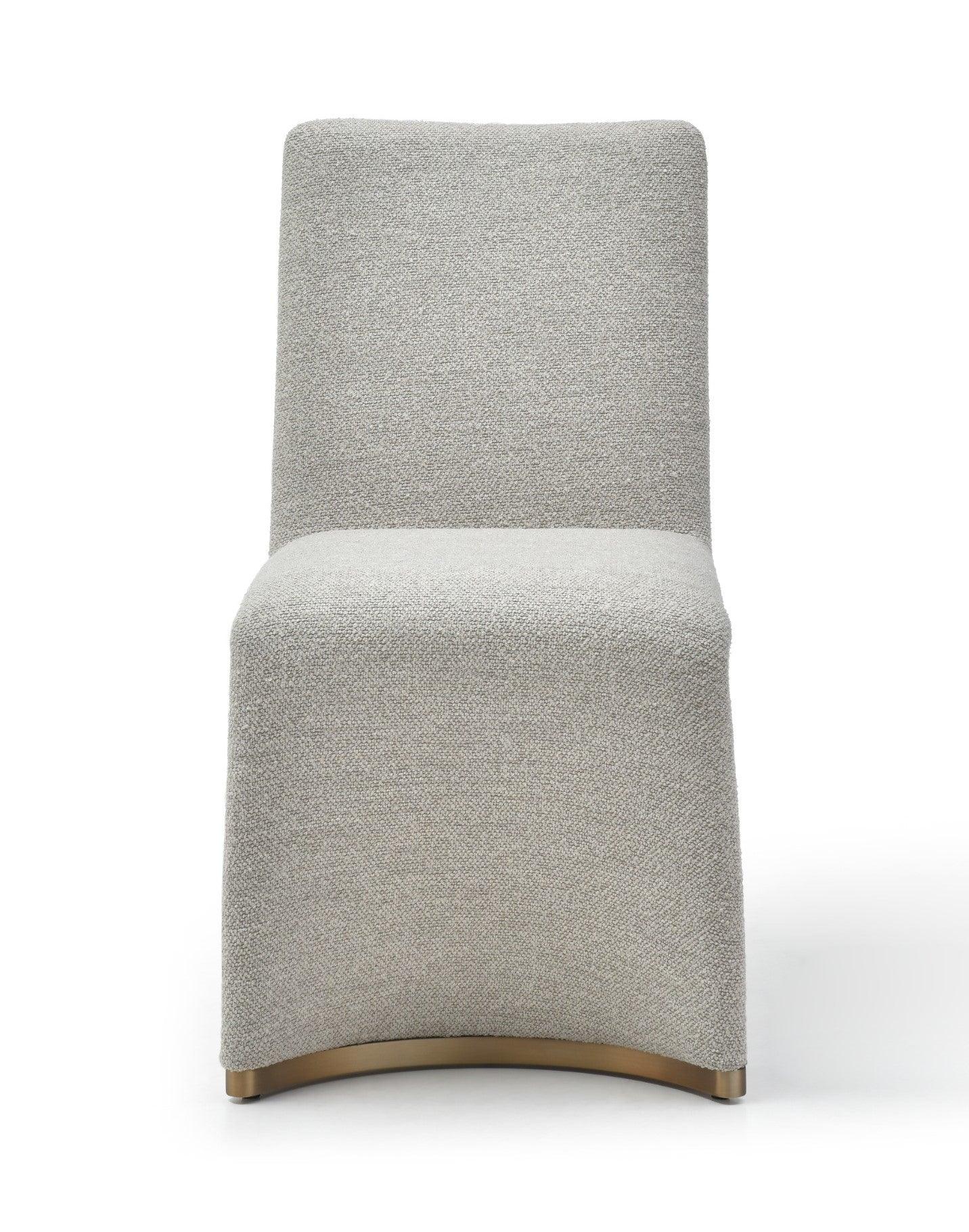 Modrest Kenda Contemporary and Brushed Dining Chair (Set of 2)