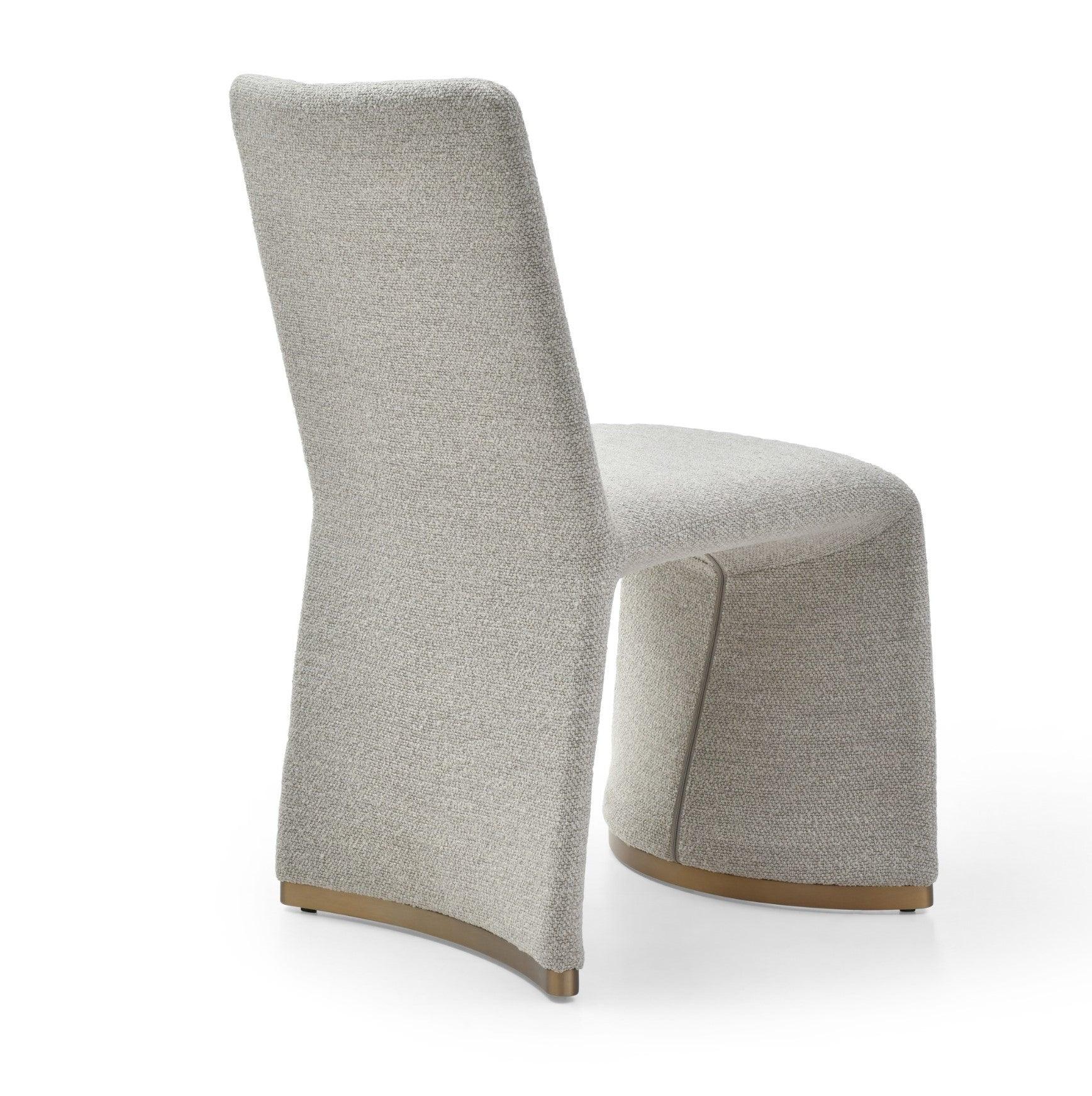 Modrest Kenda Contemporary and Brushed Dining Chair (Set of 2)