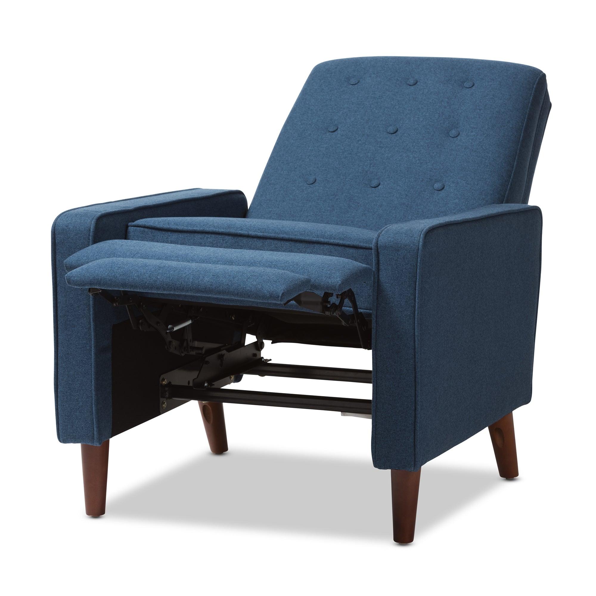 Mathias Mid-century Modern Fabric Upholstered Lounge Chair