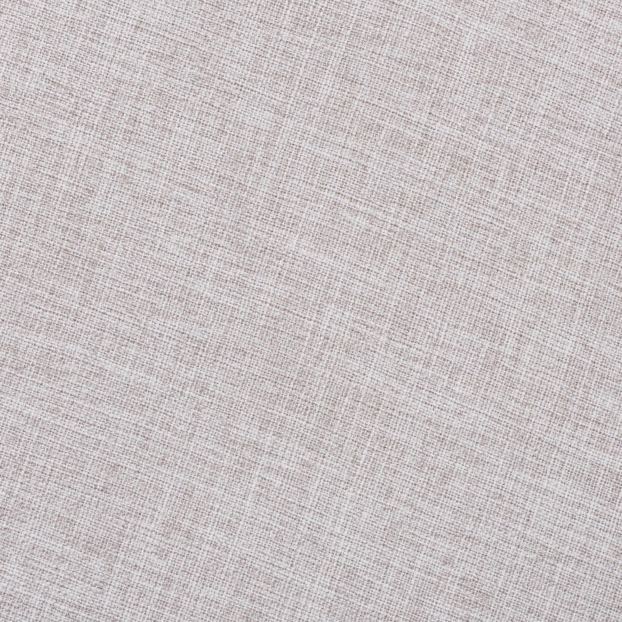 Rosine Modern and Contemporary Light Fabric Upholstered Nail Trim Ottoman