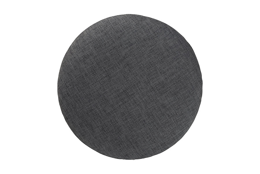 Rosine Modern and Contemporary Fabric Upholstered Nail Trim Ottoman