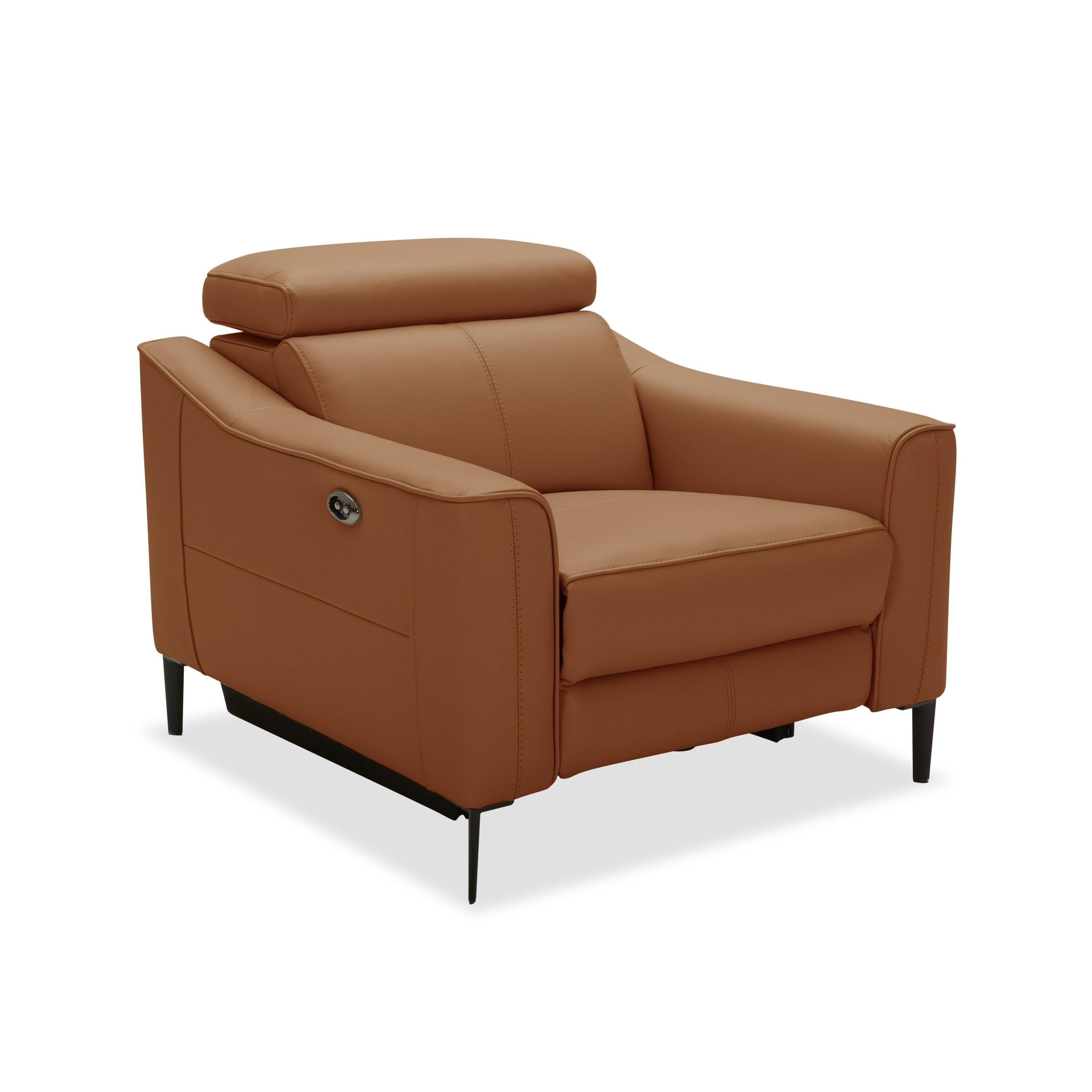 Divani Casa Eden Modern Leather Recliner Chair