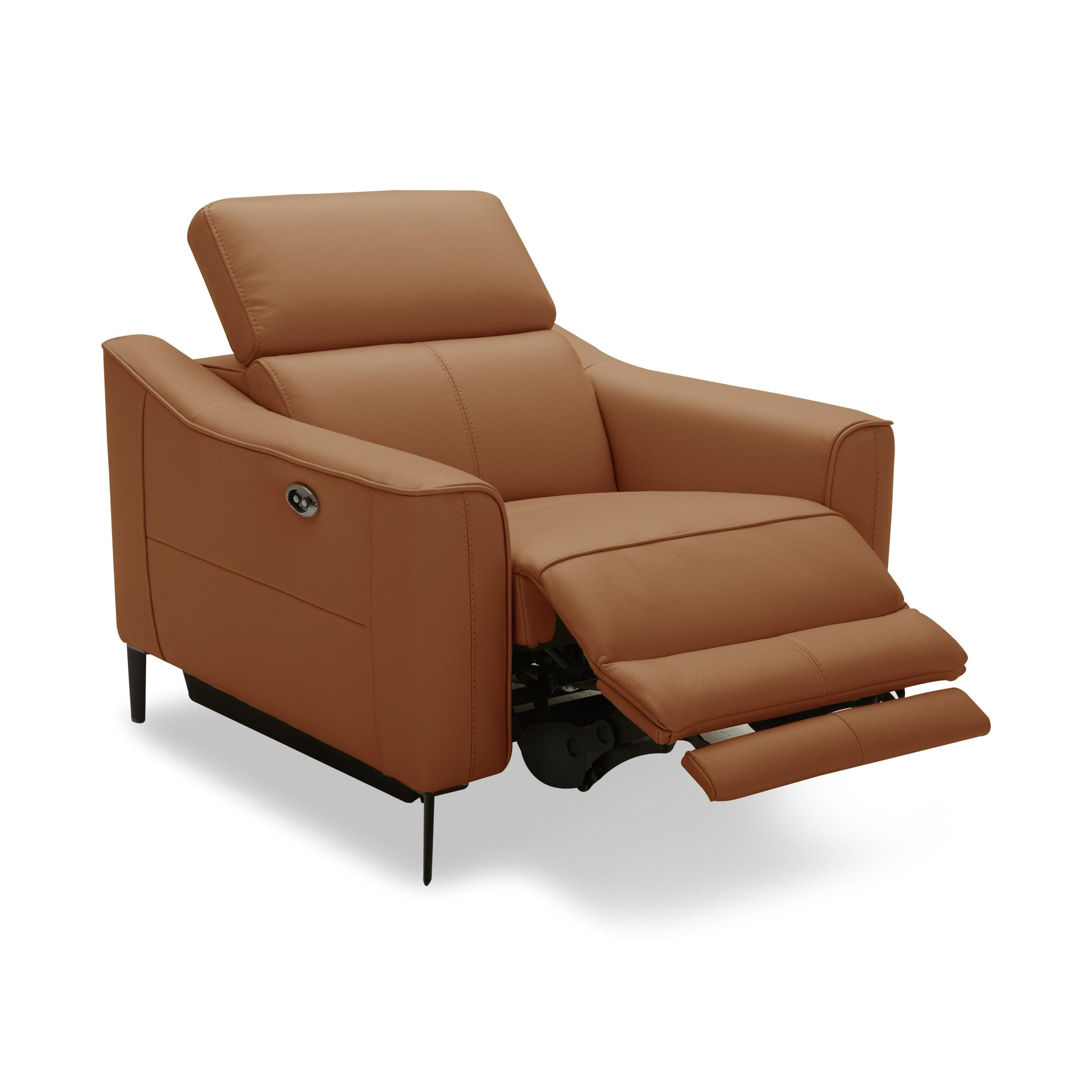Divani Casa Eden Modern Leather Recliner Chair