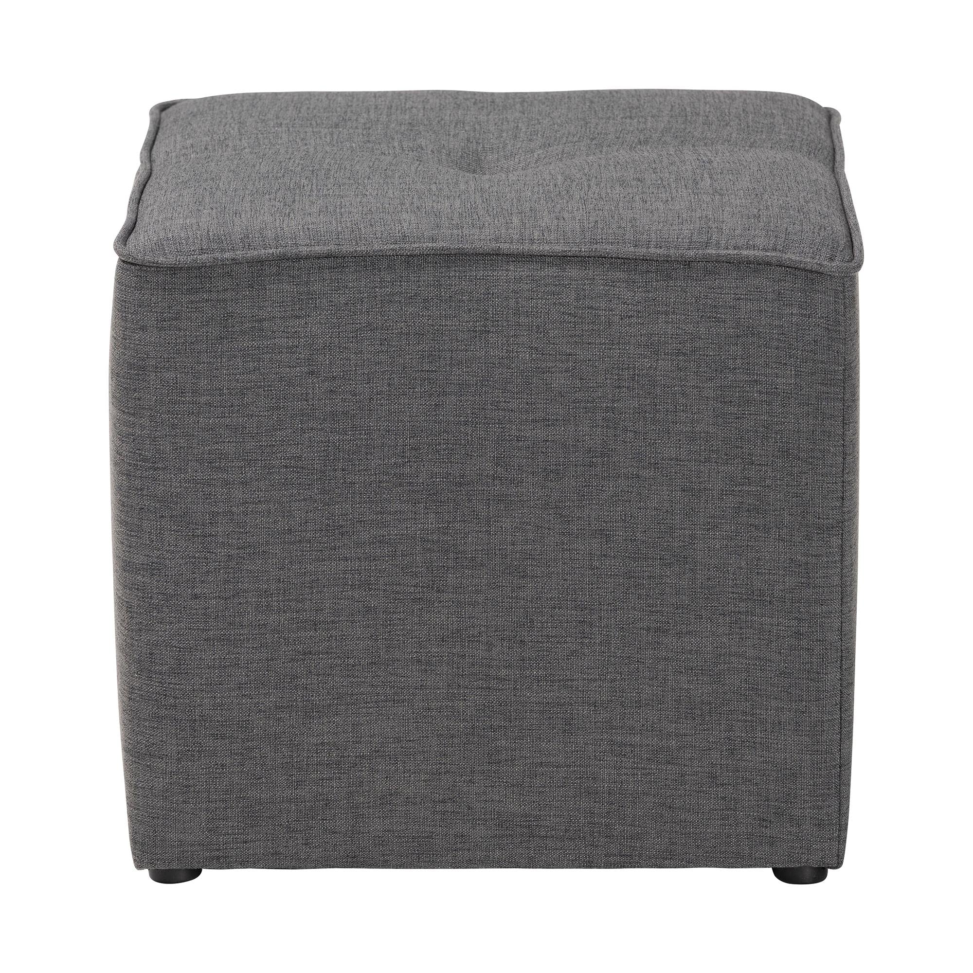 Corinne Modern and Contemporary Fabric Upholstered Ottoman