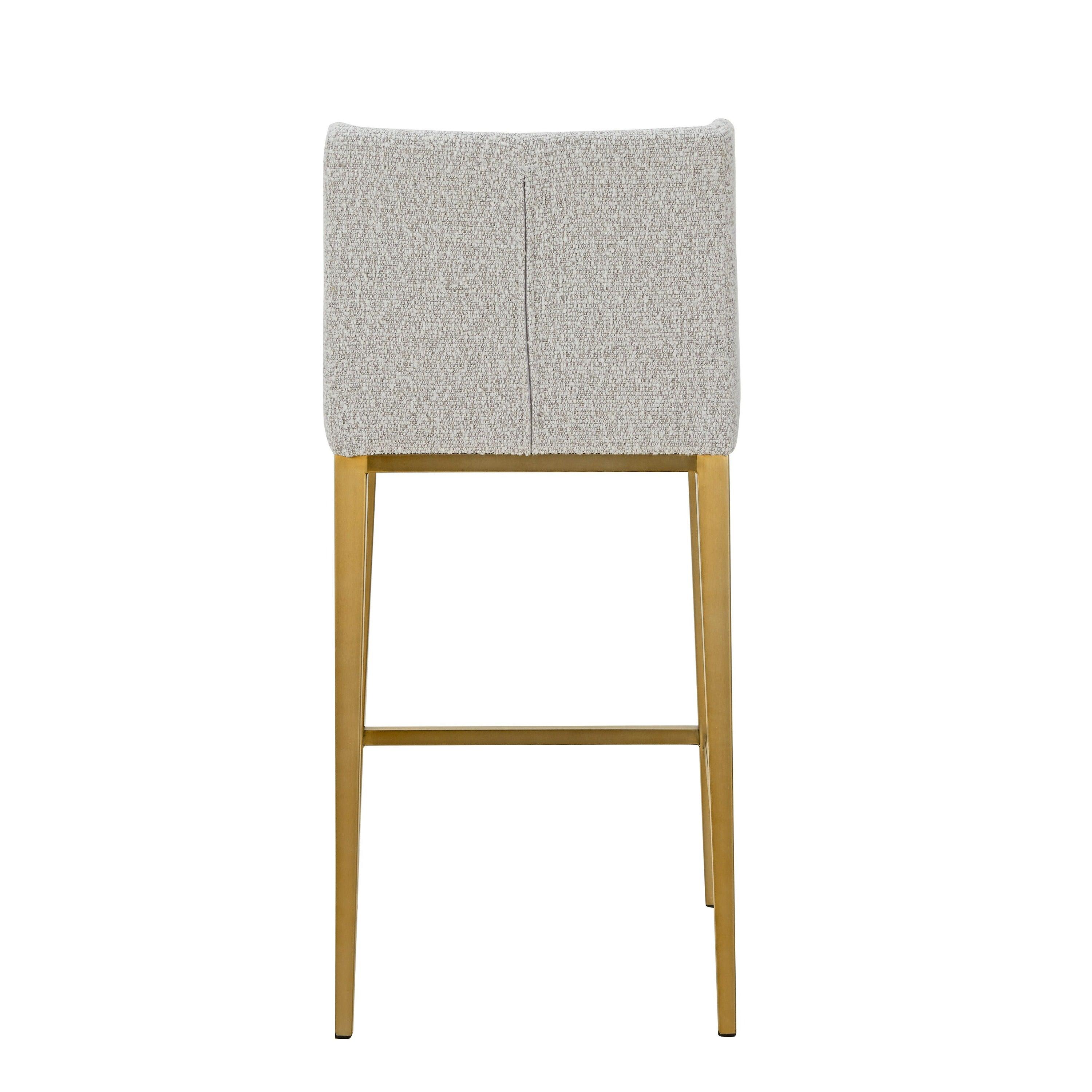 Modrest Mimi Modern Fabric Antique Counter Stool (Set of 2)