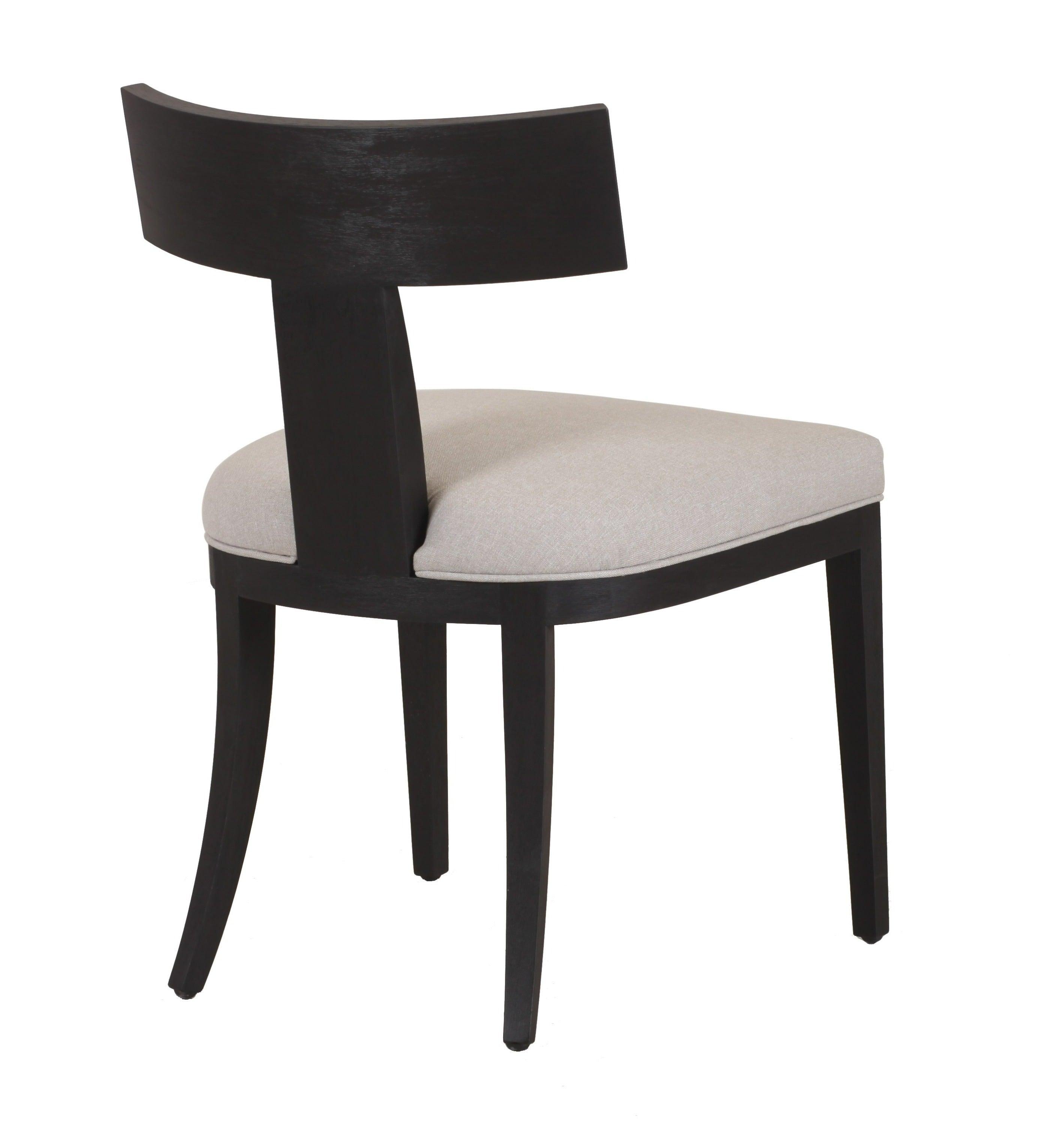 Modrest Fabien MidCentury Modern Linen Dining Chair (Set of 2)