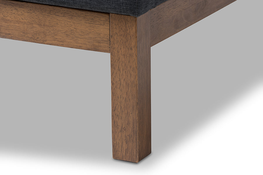 Louvain Modern and Contemporary Fabric Upholstered -Finished Sized Platform Bed