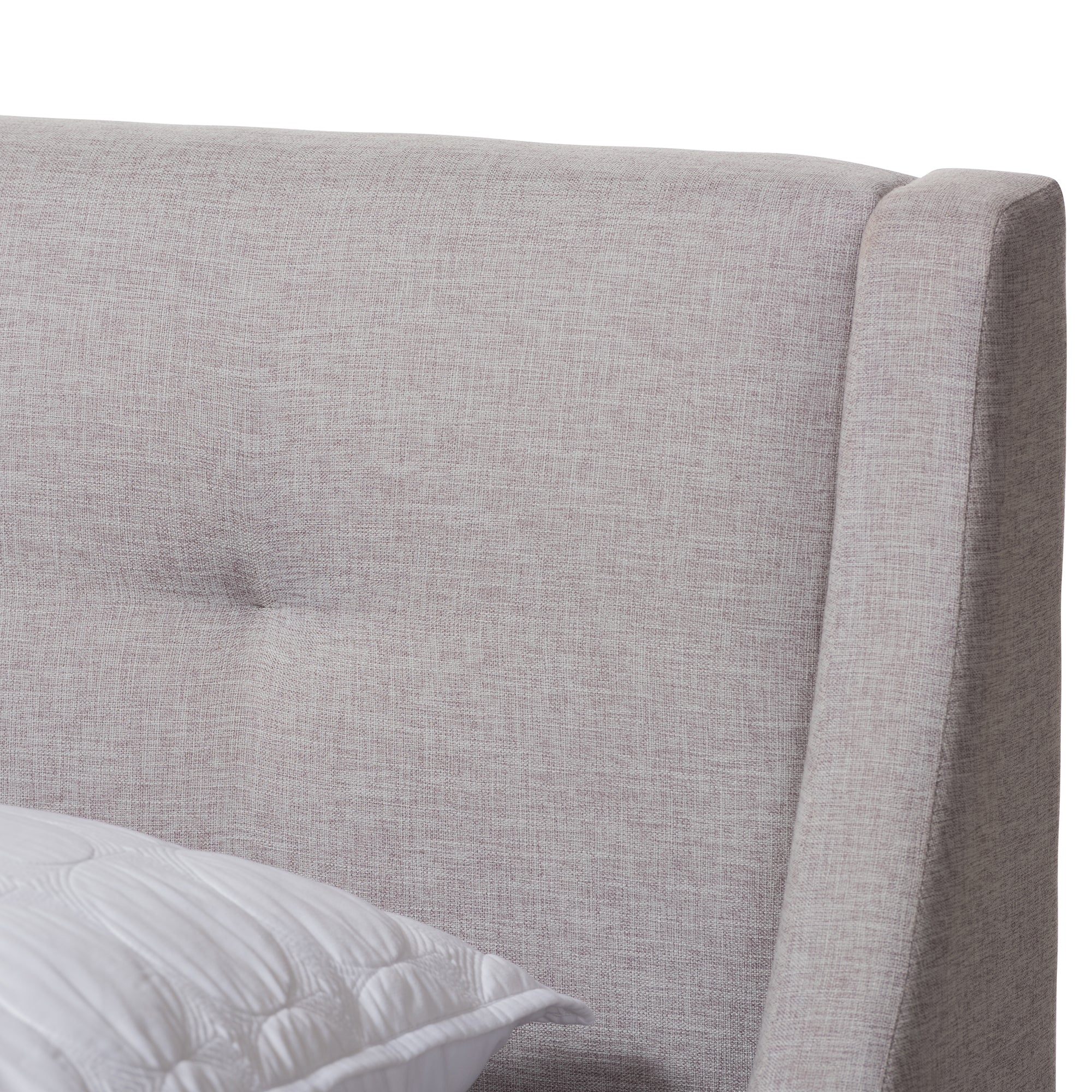Louvain Modern and Contemporary Fabric Upholstered -Finished Sized Platform Bed