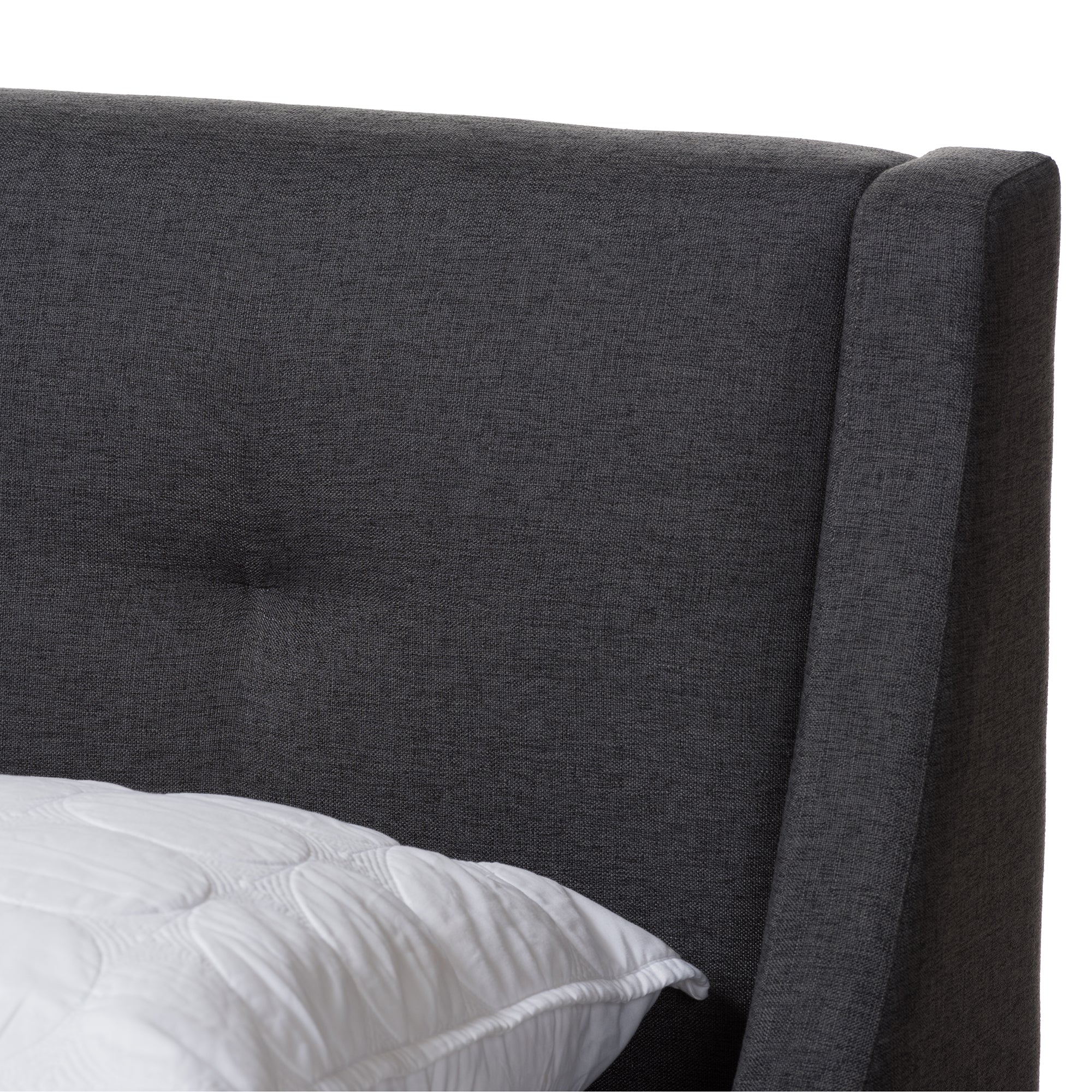 Louvain Modern and Contemporary Fabric Upholstered -Finished Sized Platform Bed