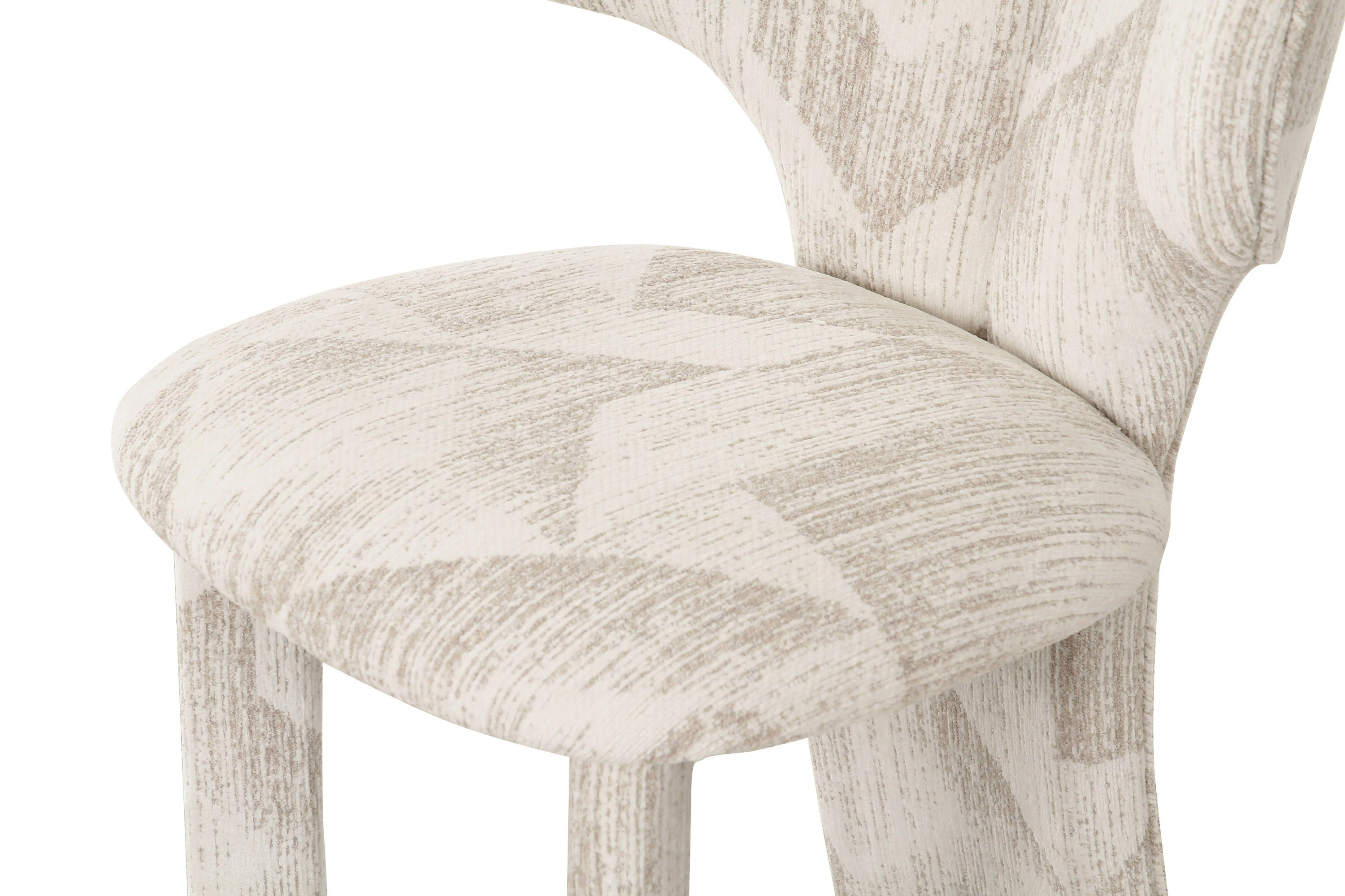 Modrest Masuda Modern Pattern Fabric Dining Chair (Set of 2)