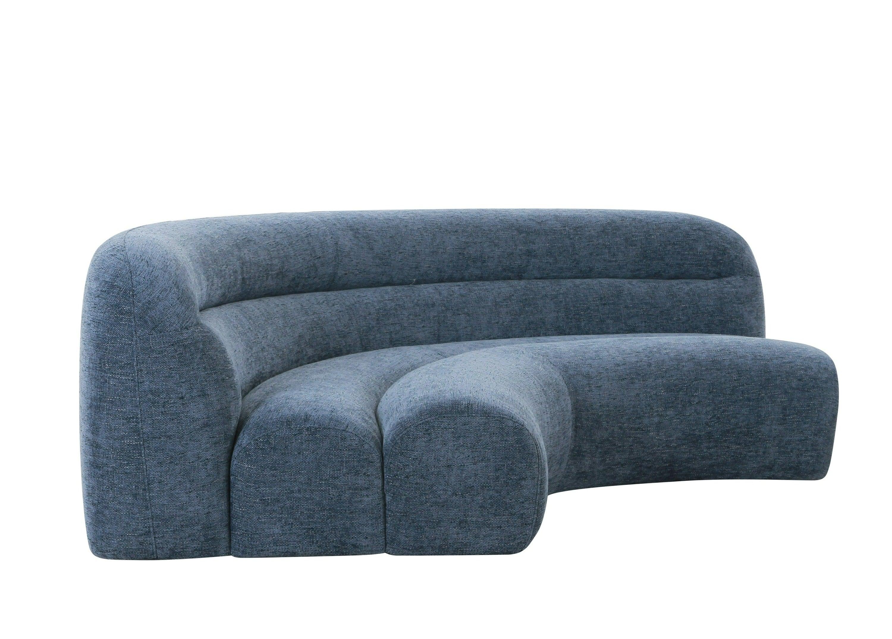 Divani Casa Forman Modern Fabric Modular Corner Sectional Seat